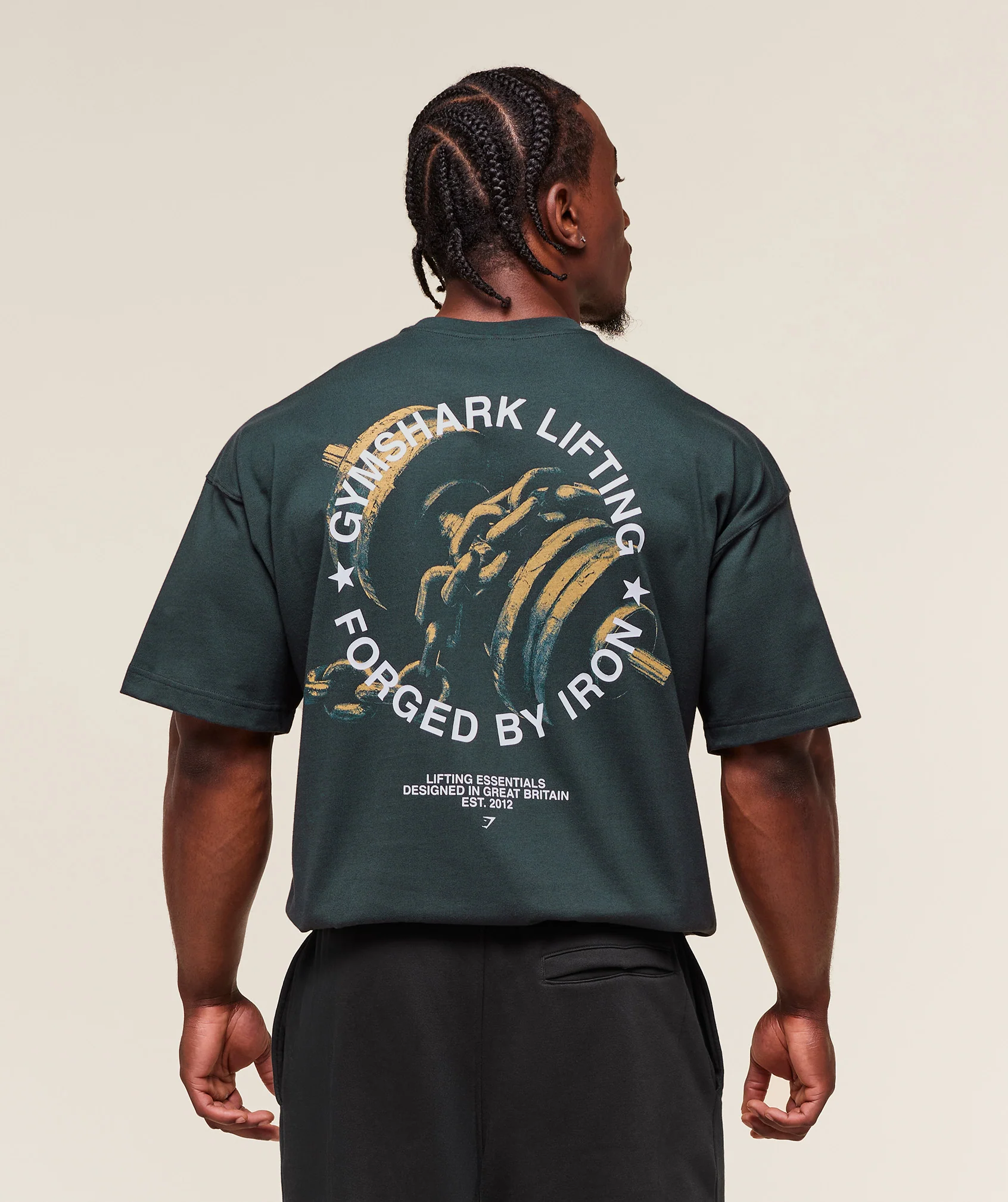 Forged By Iron T-Shirt – Darkest Teal