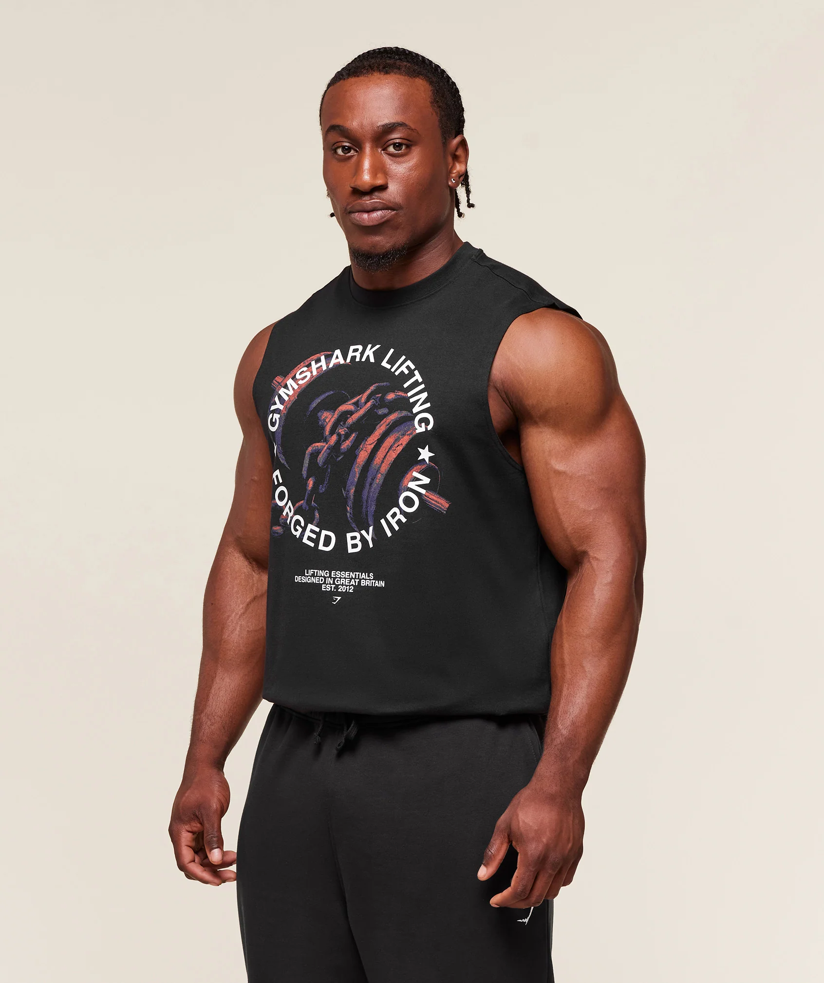 Forged By Iron Tank – Black - Imagen 2