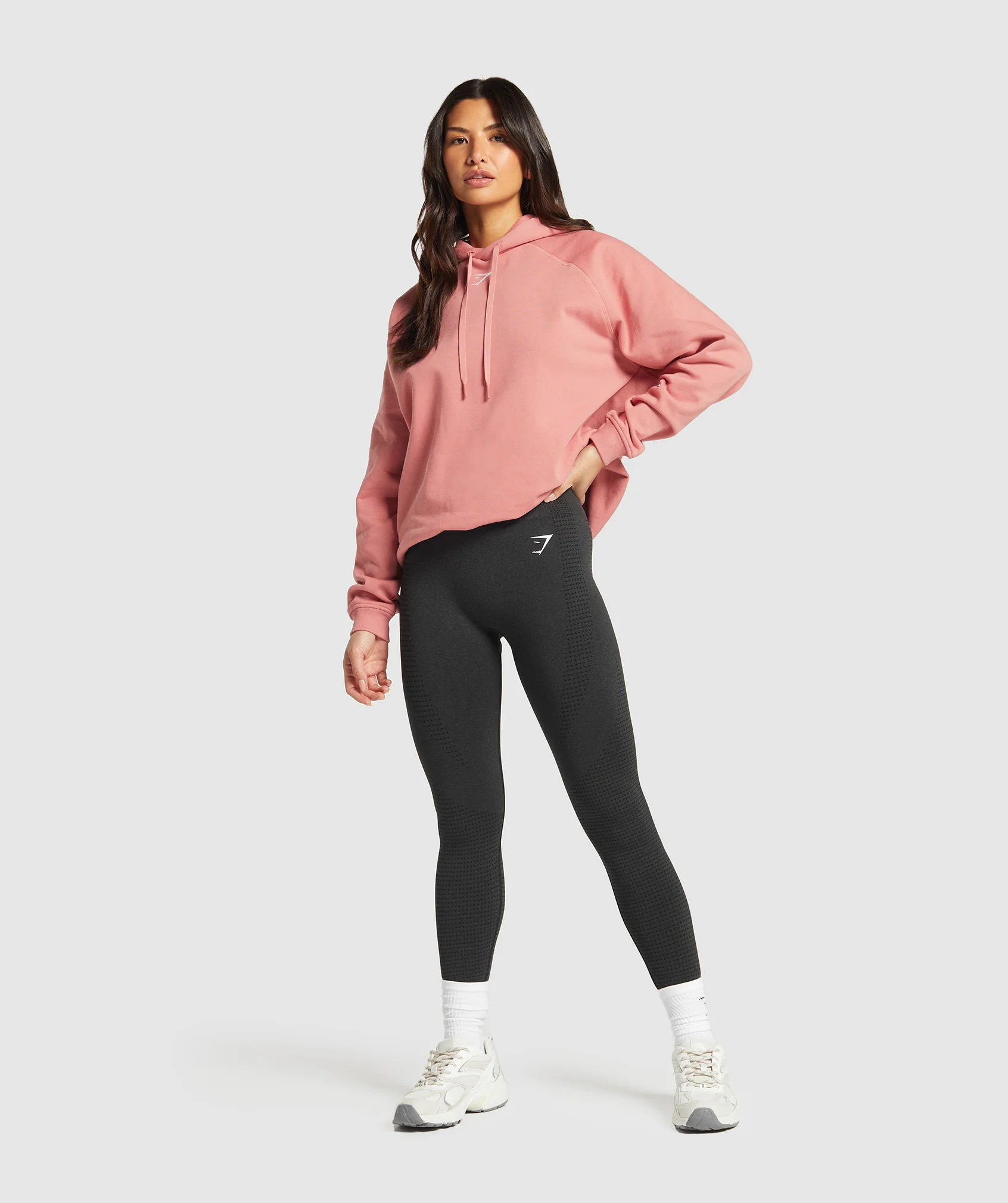 Fraction Hoodie – Classic Pink - Imagen 2