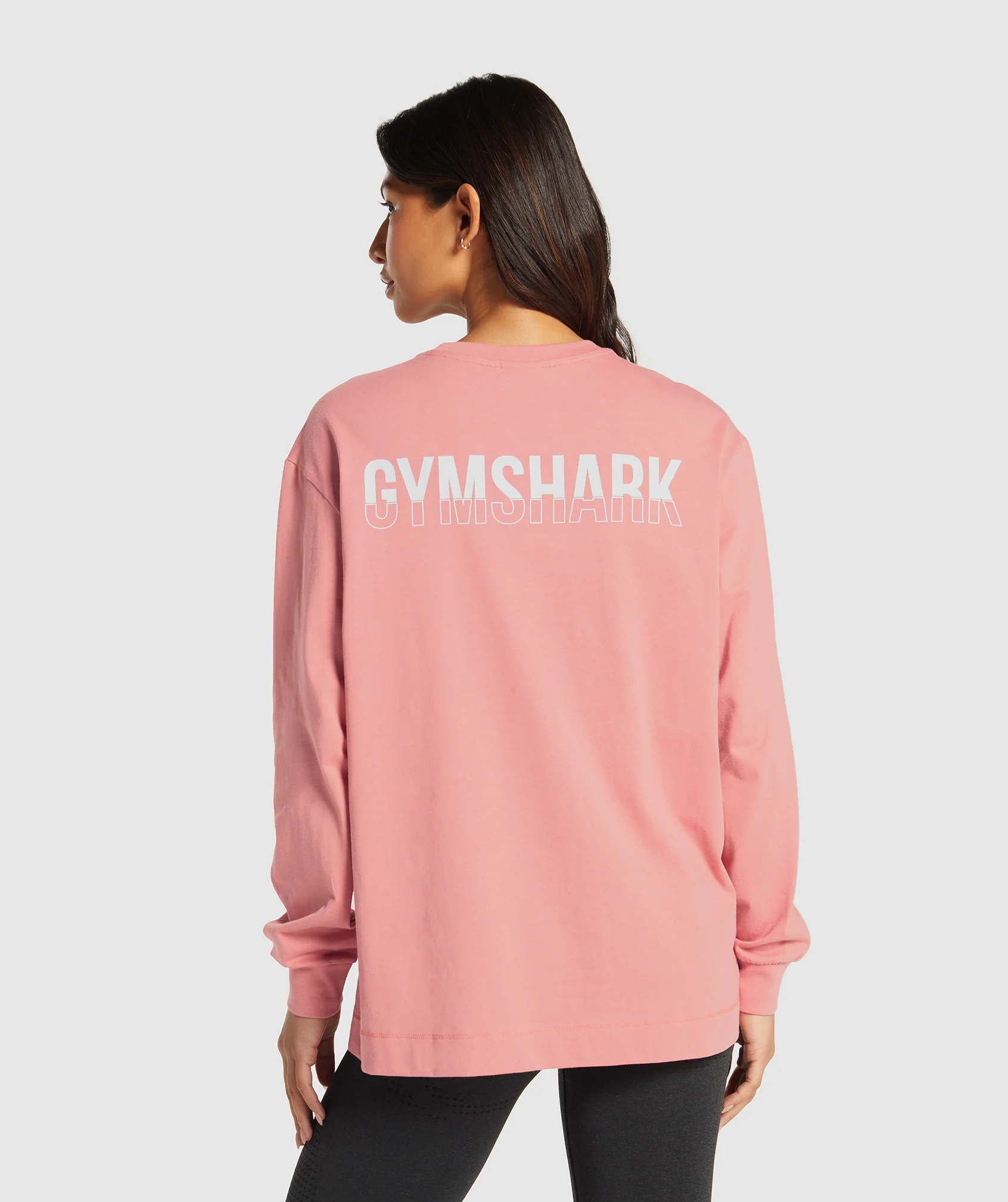 Fraction Long Sleeve T-Shirt – Classic Pink