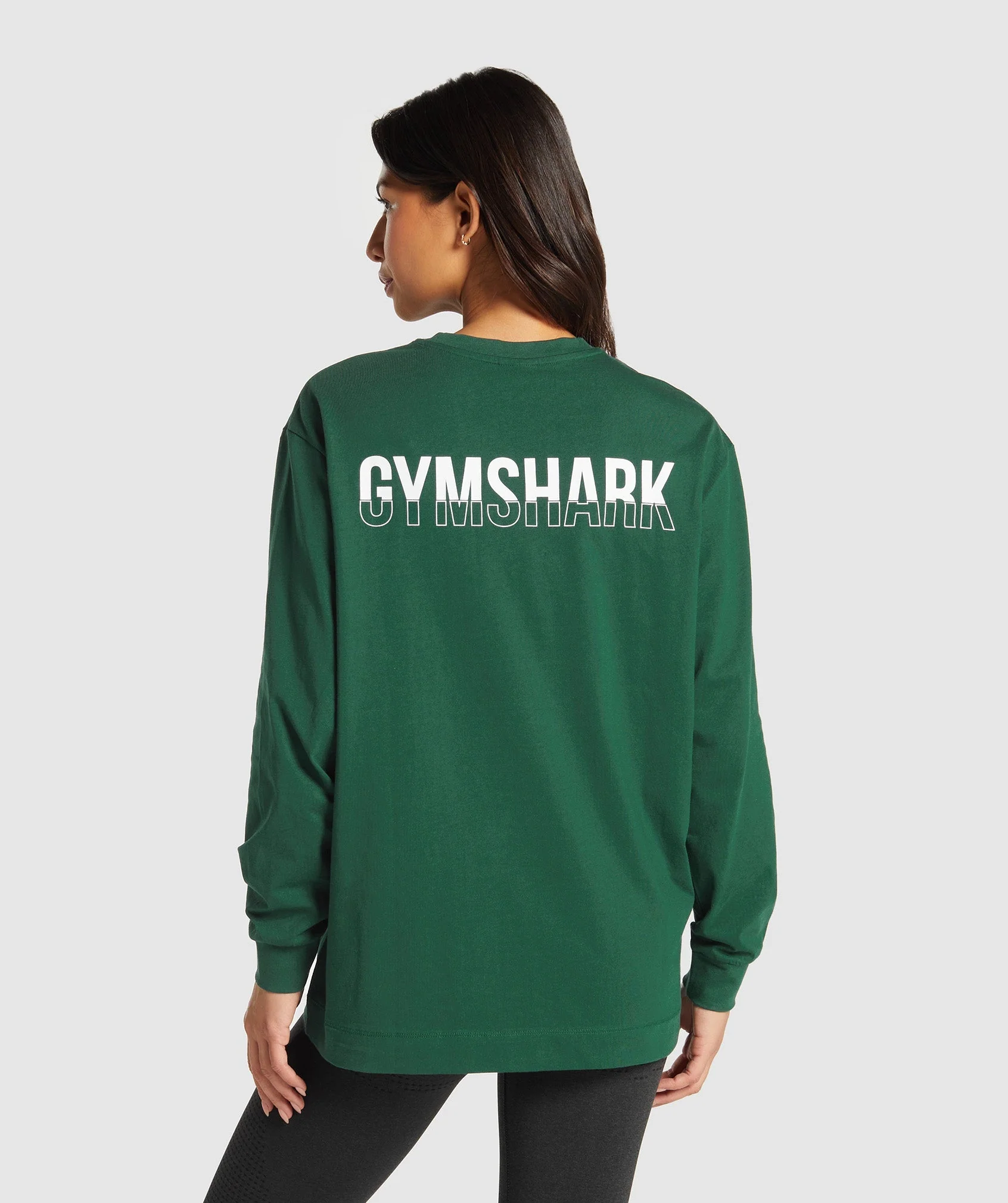 Fraction Long Sleeve T-Shirt – Conditioning Green