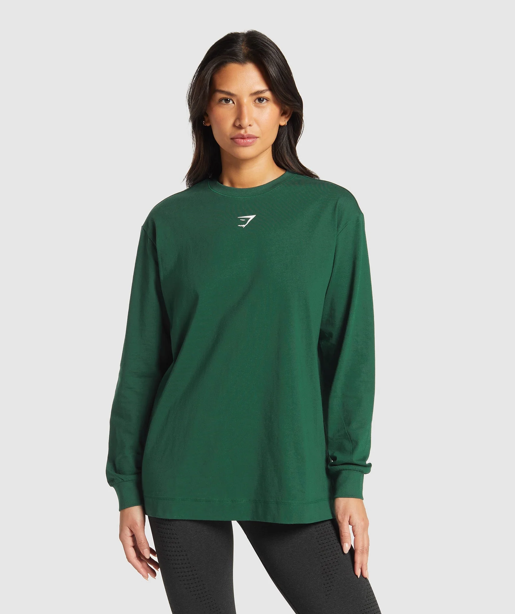 Fraction Long Sleeve T-Shirt – Conditioning Green