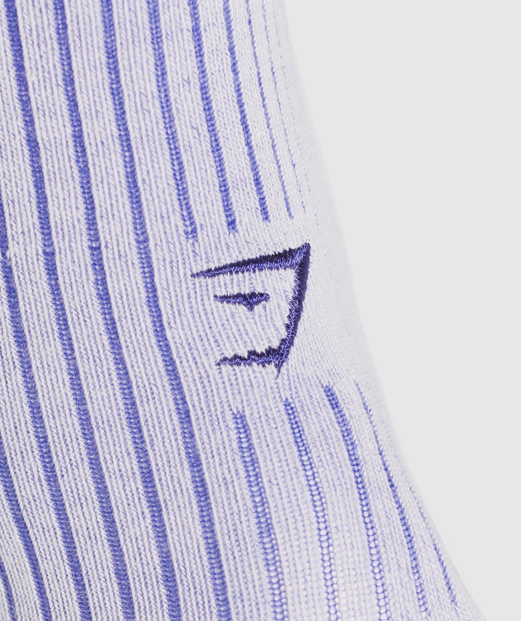 Frill Crew Single Sock – Fresh Lilac/Cobalt Purple - Imagen 2