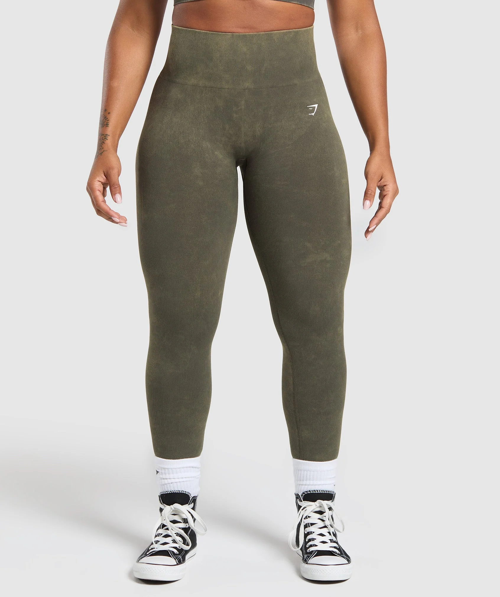 Gains Seamless Leggings – Strength Green