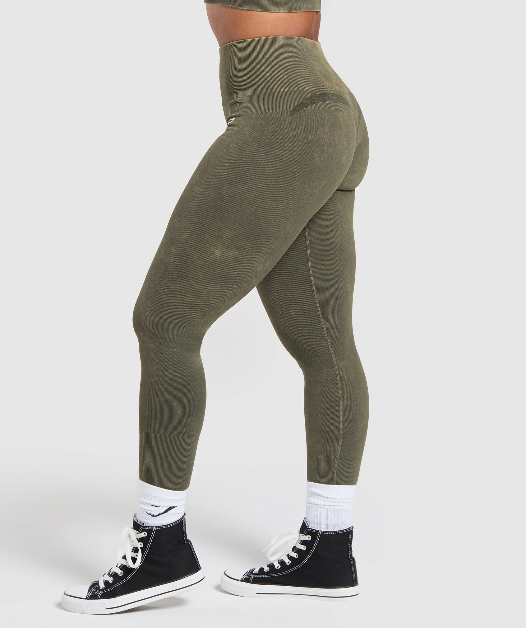 Gains Seamless Leggings – Strength Green - Imagen 2