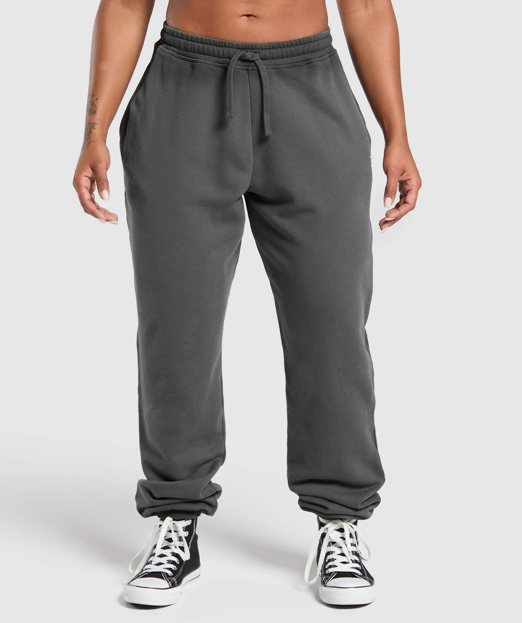 Gains Washed Loopback Joggers – Grey