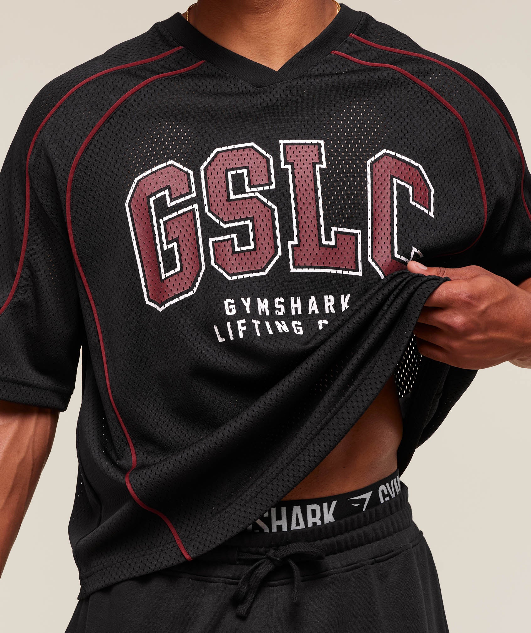 GSLC Sports Jersey – Black - Imagen 2