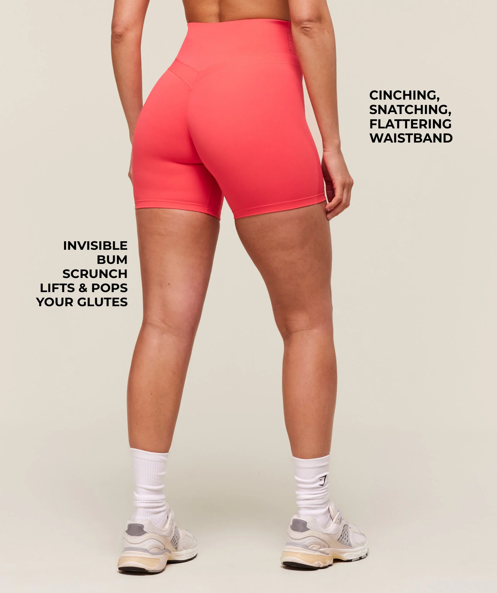 Whitney Shorts – Coral Red