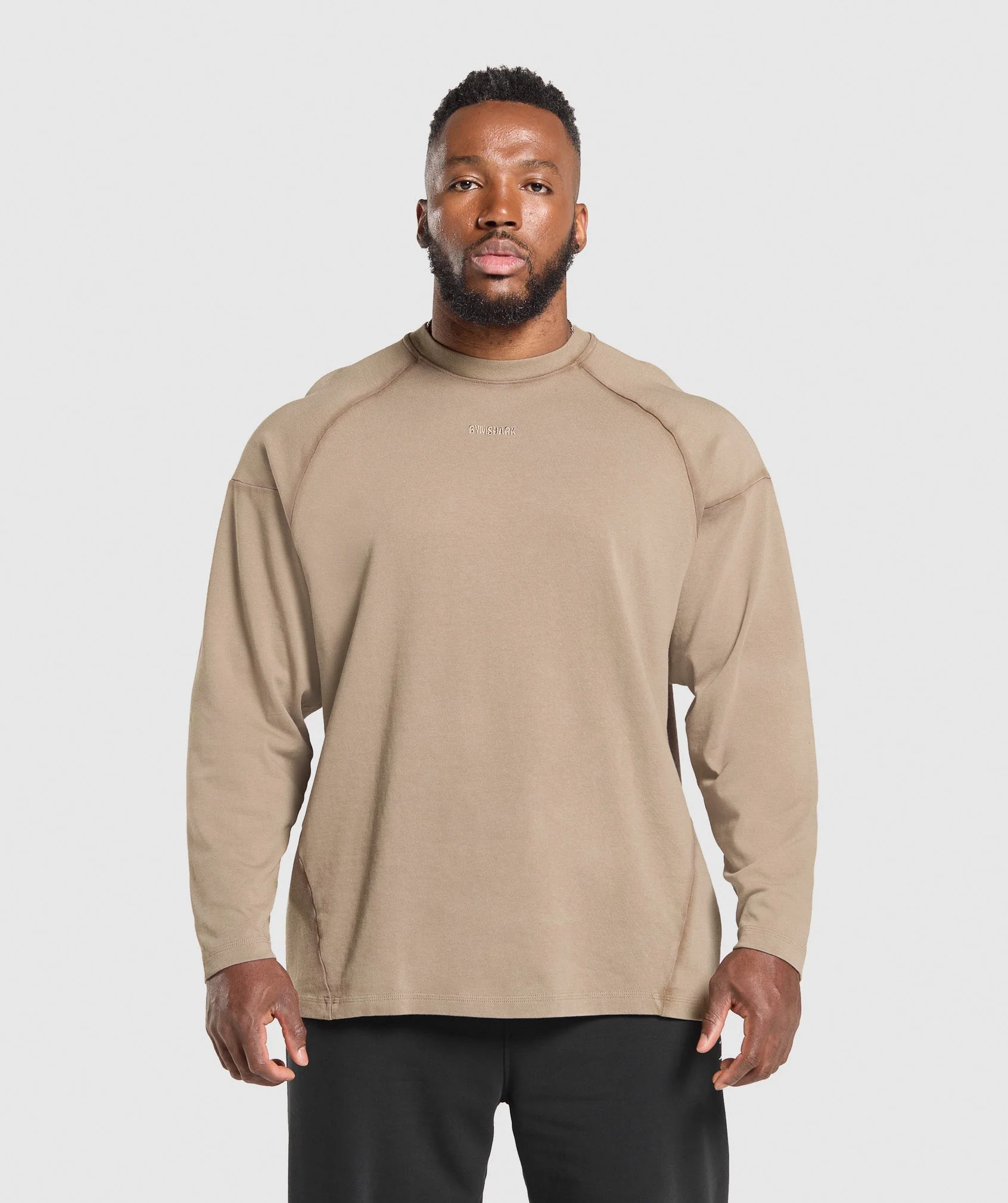 Heavyweight Long Sleeve T-Shirt – Lifestyle Brown