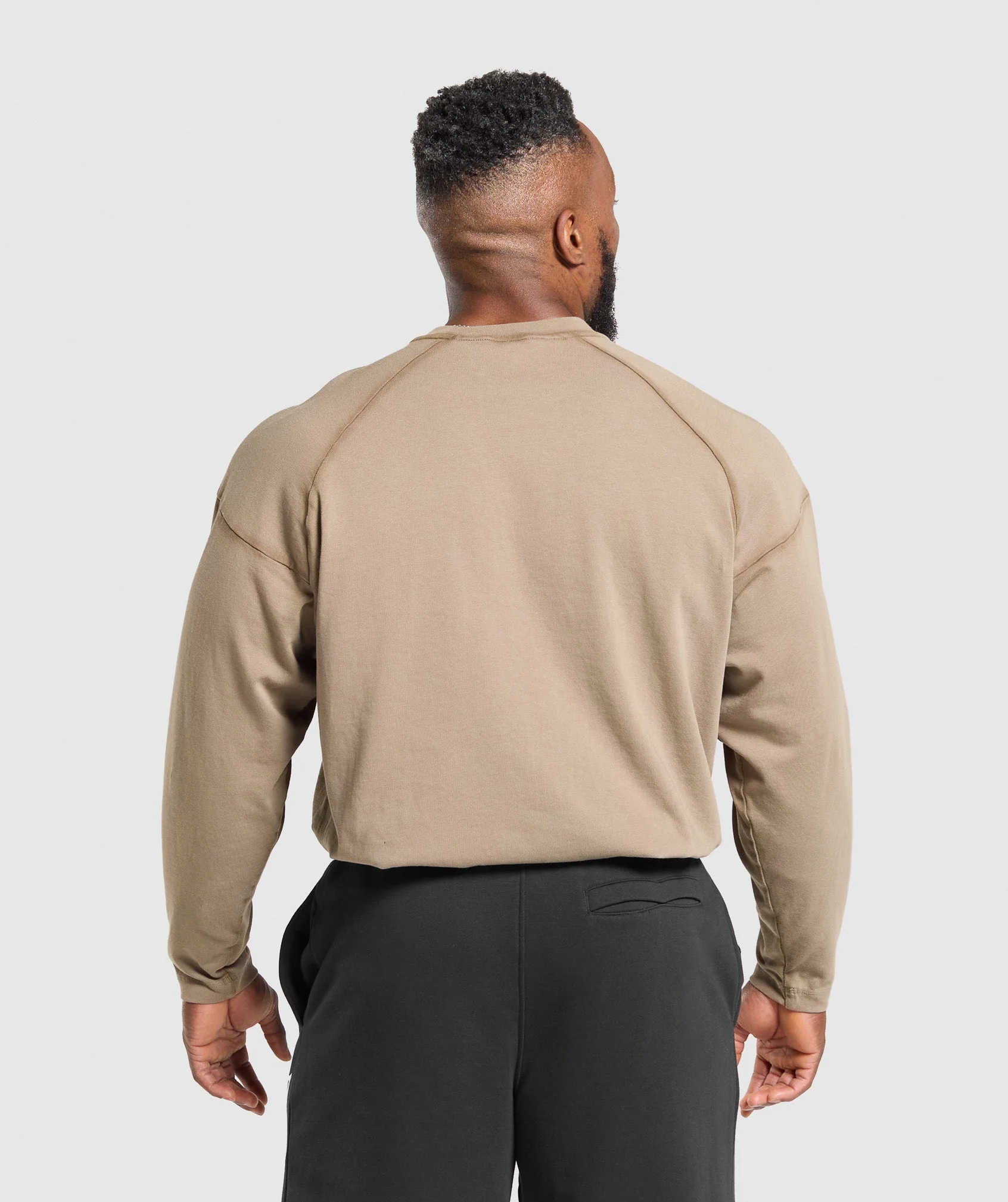 Heavyweight Long Sleeve T-Shirt – Lifestyle Brown