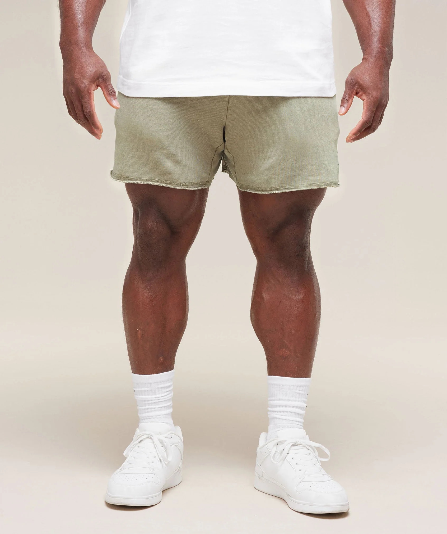 Heritage 5″ Shorts – Stone Grey
