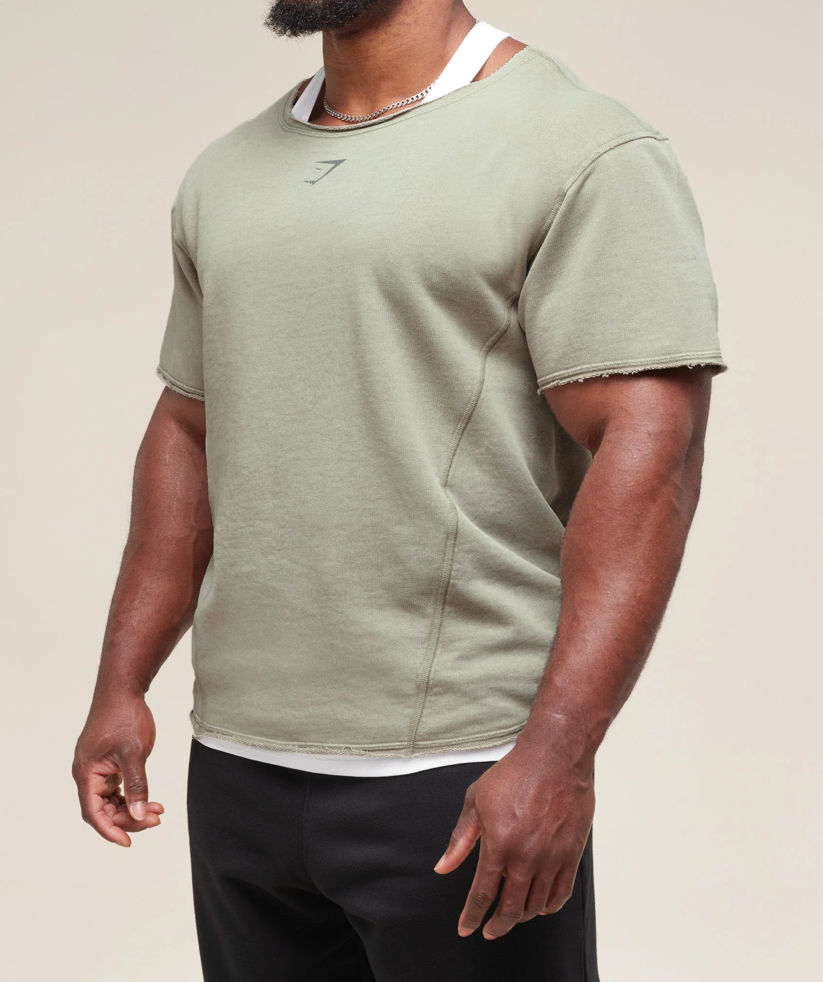 Heritage Washed Rag Top – Stone Grey - Imagen 2