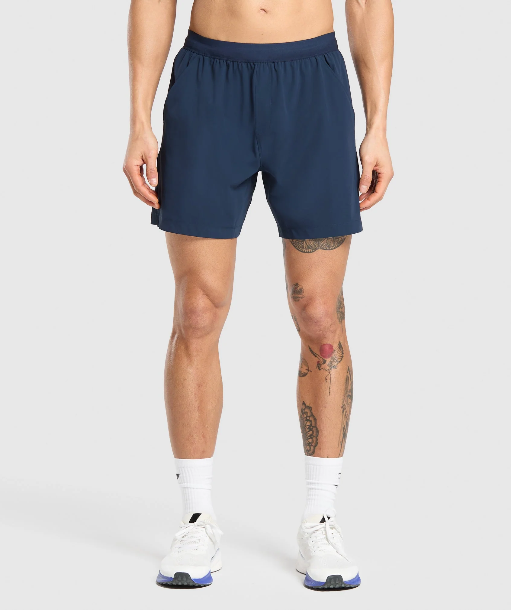 Hybrid 6″ Shorts – Navy