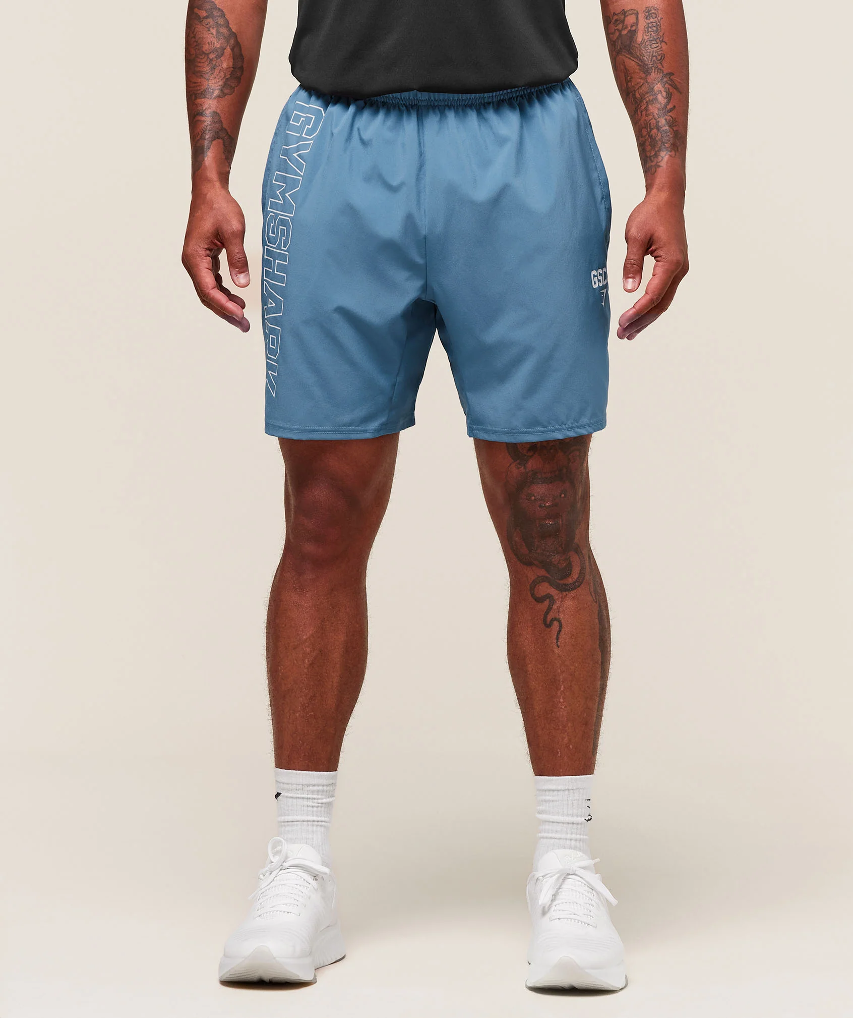 Hybrid Athlete 7″ Shorts – Classic Blue