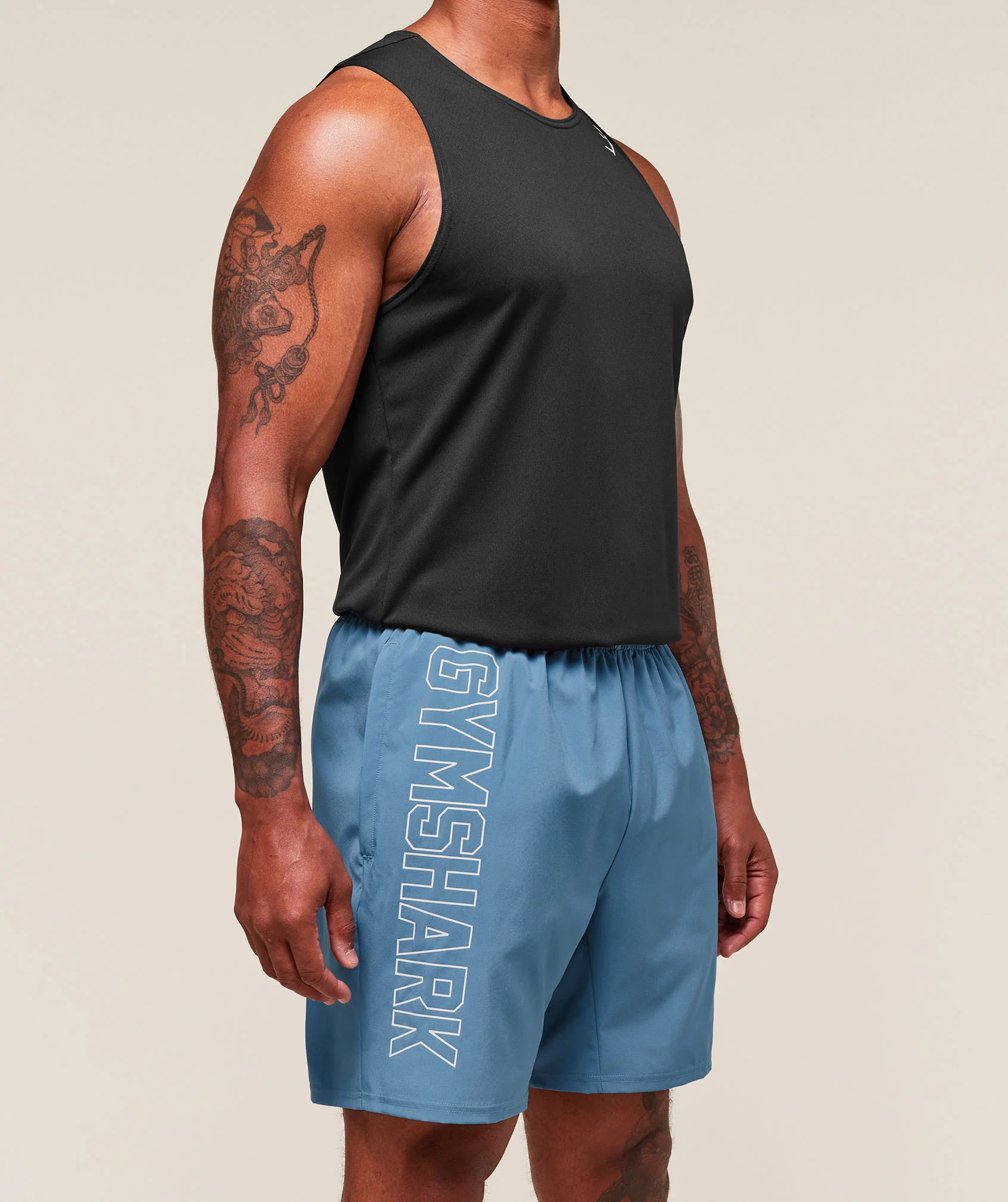 Hybrid Athlete 7″ Shorts – Classic Blue - Imagen 2