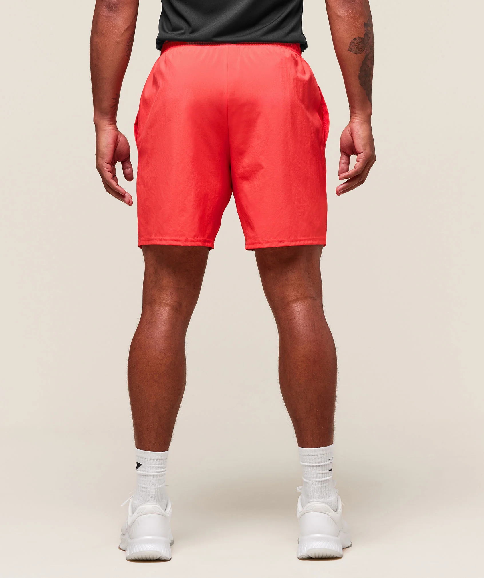 Hybrid Athlete 7″ Shorts – Coral Red