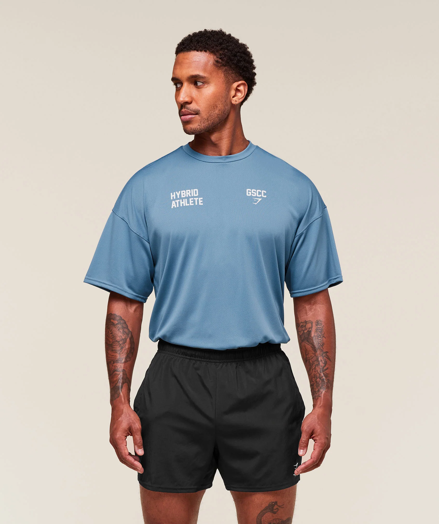 Hybrid Athlete T-Shirt – Classic Blue