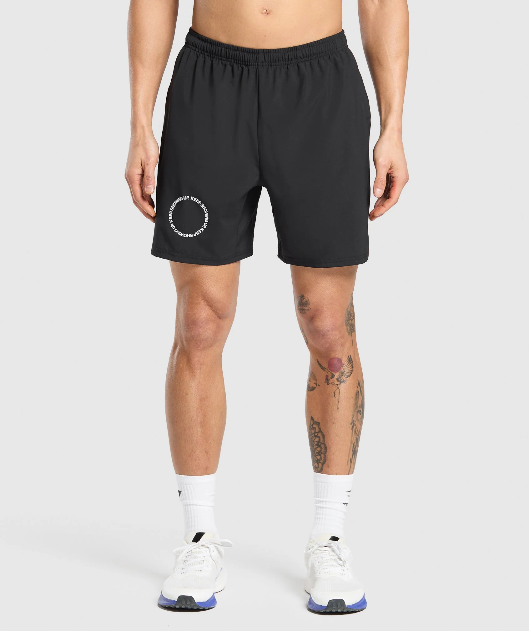 Keep Showing Up 7″ Shorts – Black