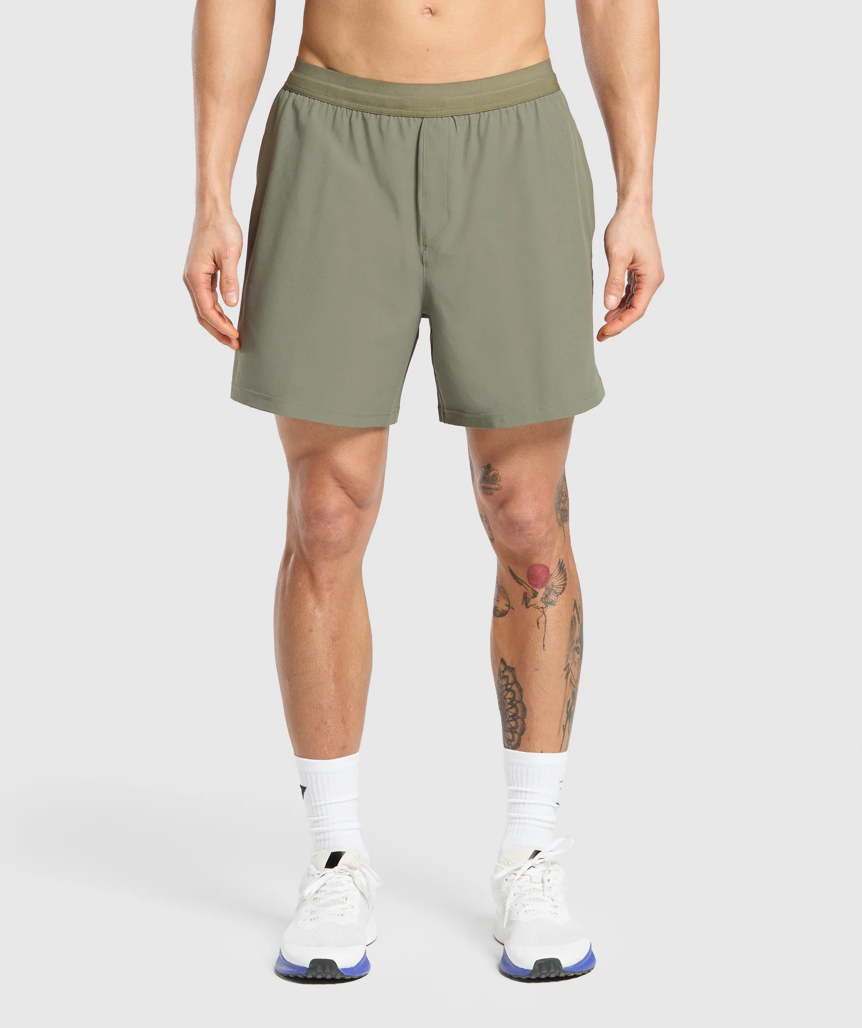 Land to Water 6″ Shorts – Base Green