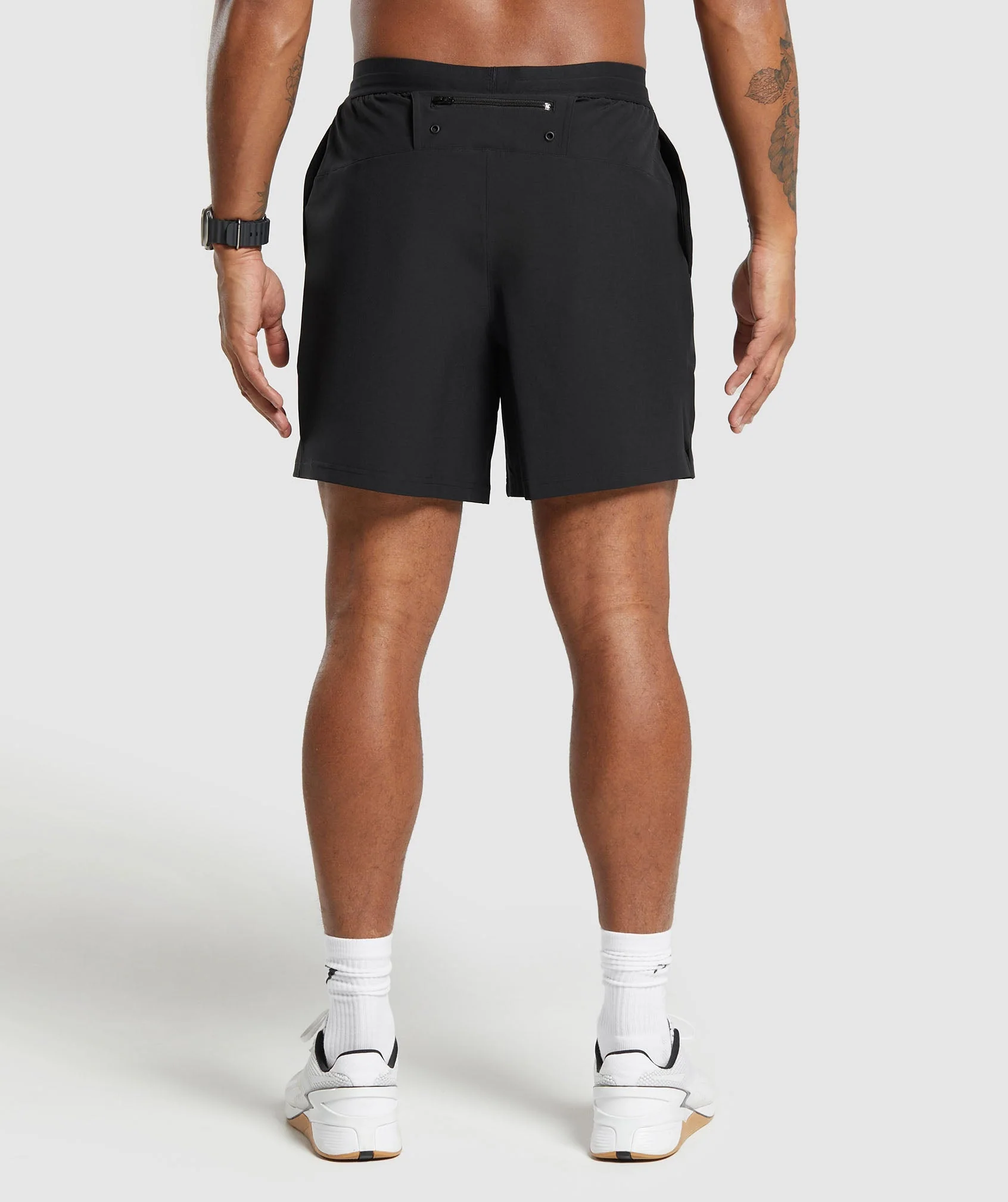 Land to Water 6″ Shorts – Black - Imagen 2