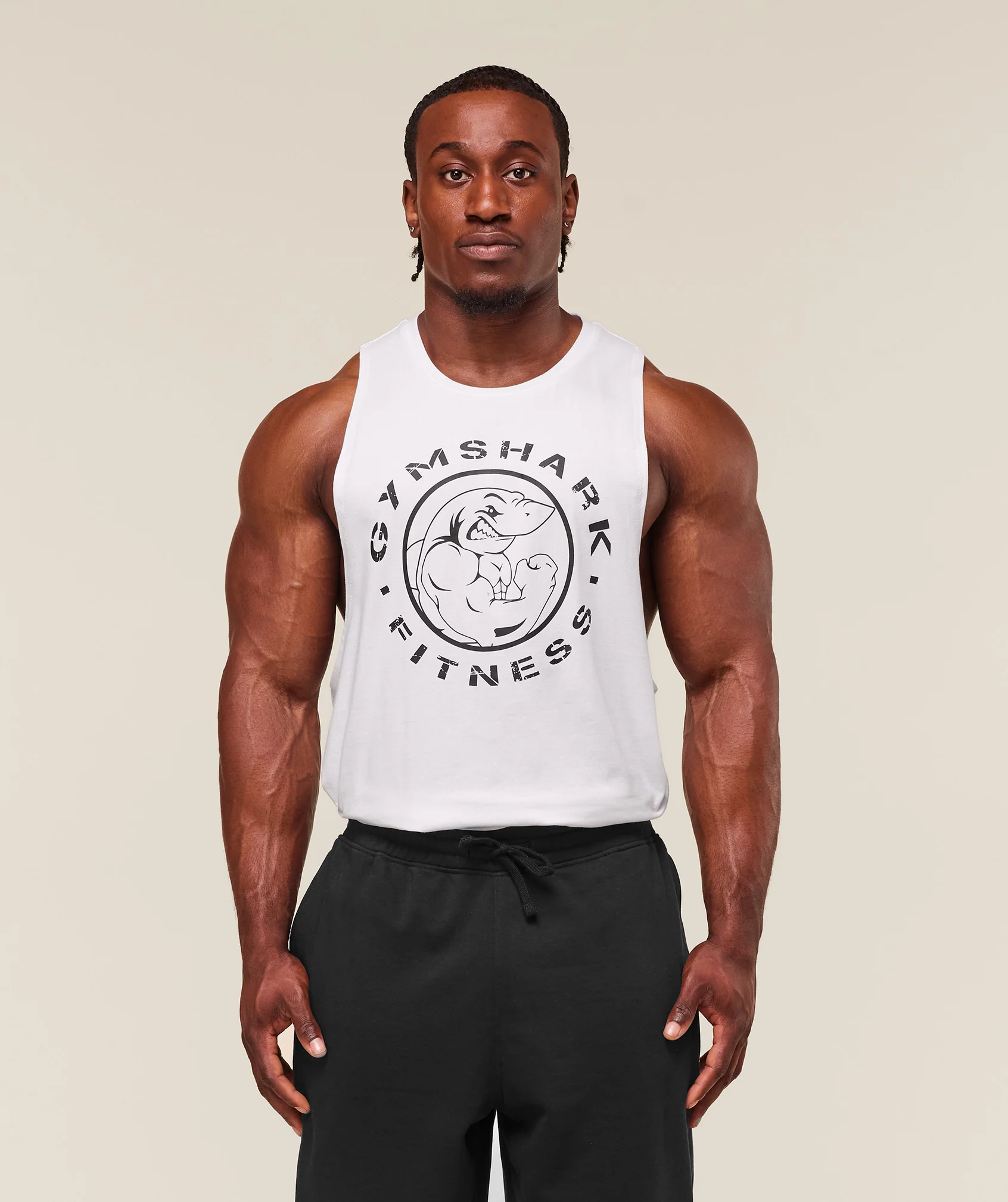Legacy Drop Arm Tank – White