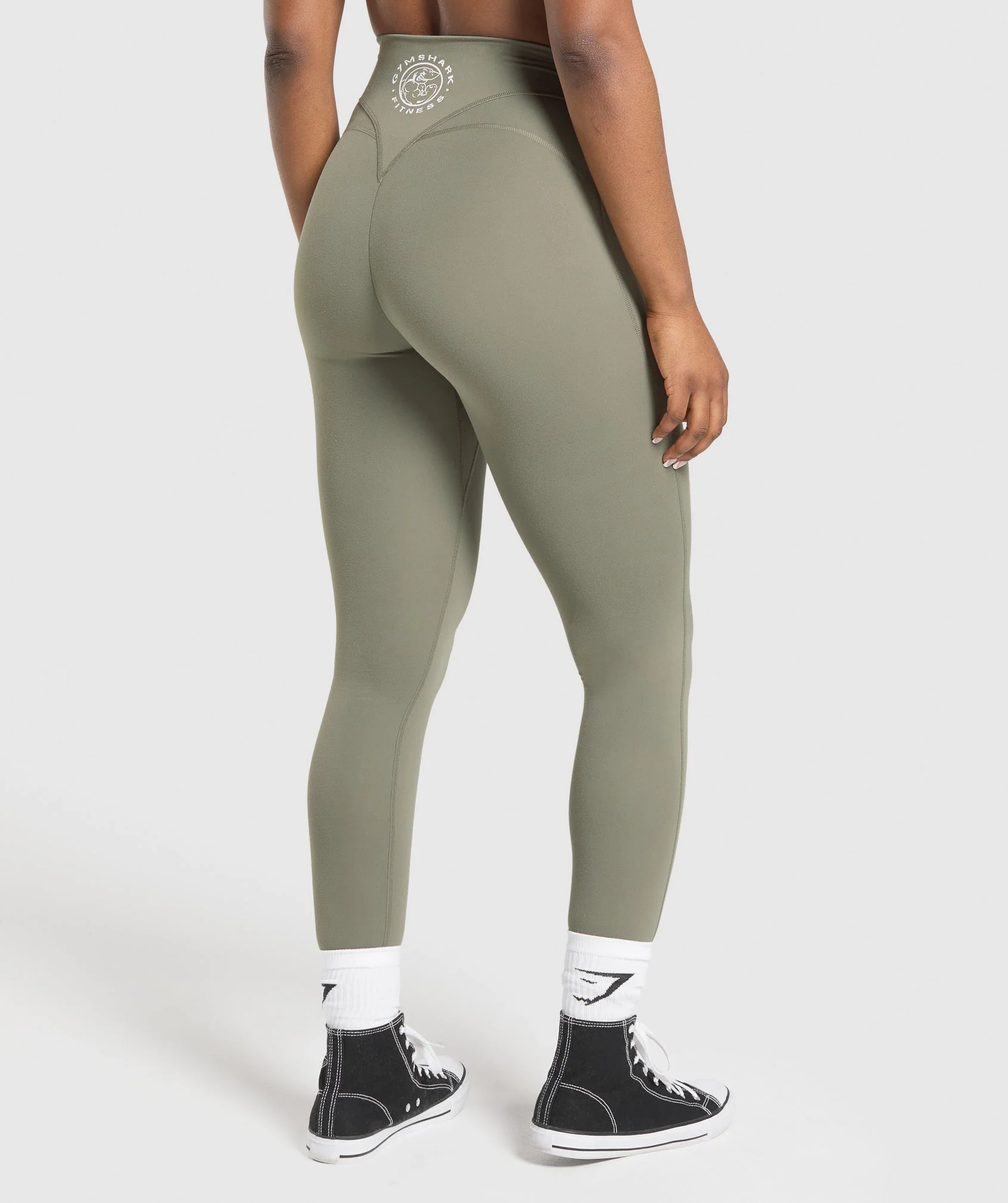 Legacy Logo Leggings – Base Green