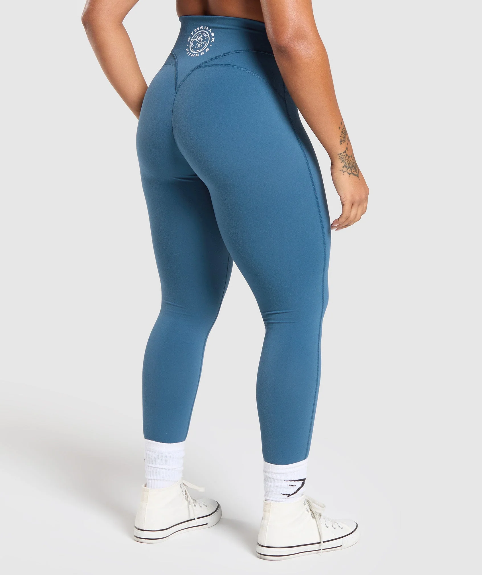 Legacy Logo Leggings – Success Blue