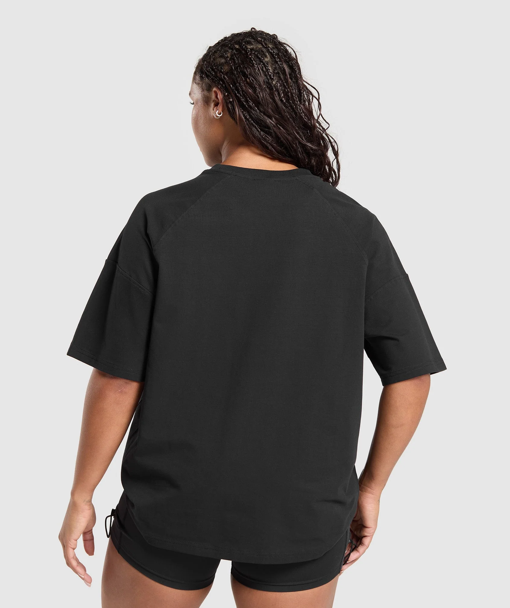 Legacy Logo Oversized T-Shirt – Black