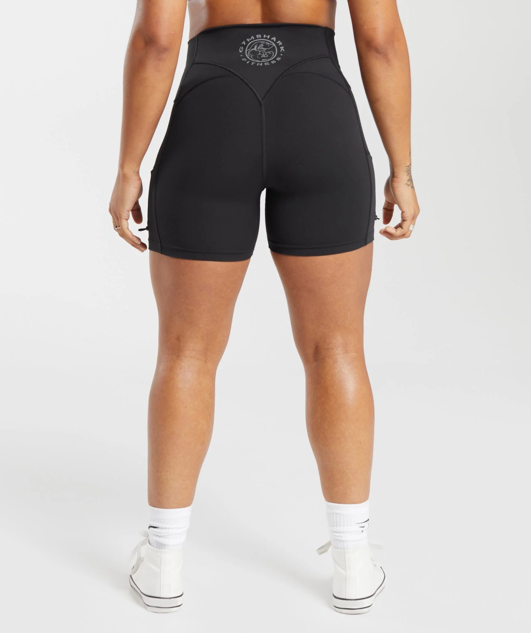 Legacy Logo Tight Shorts – Black