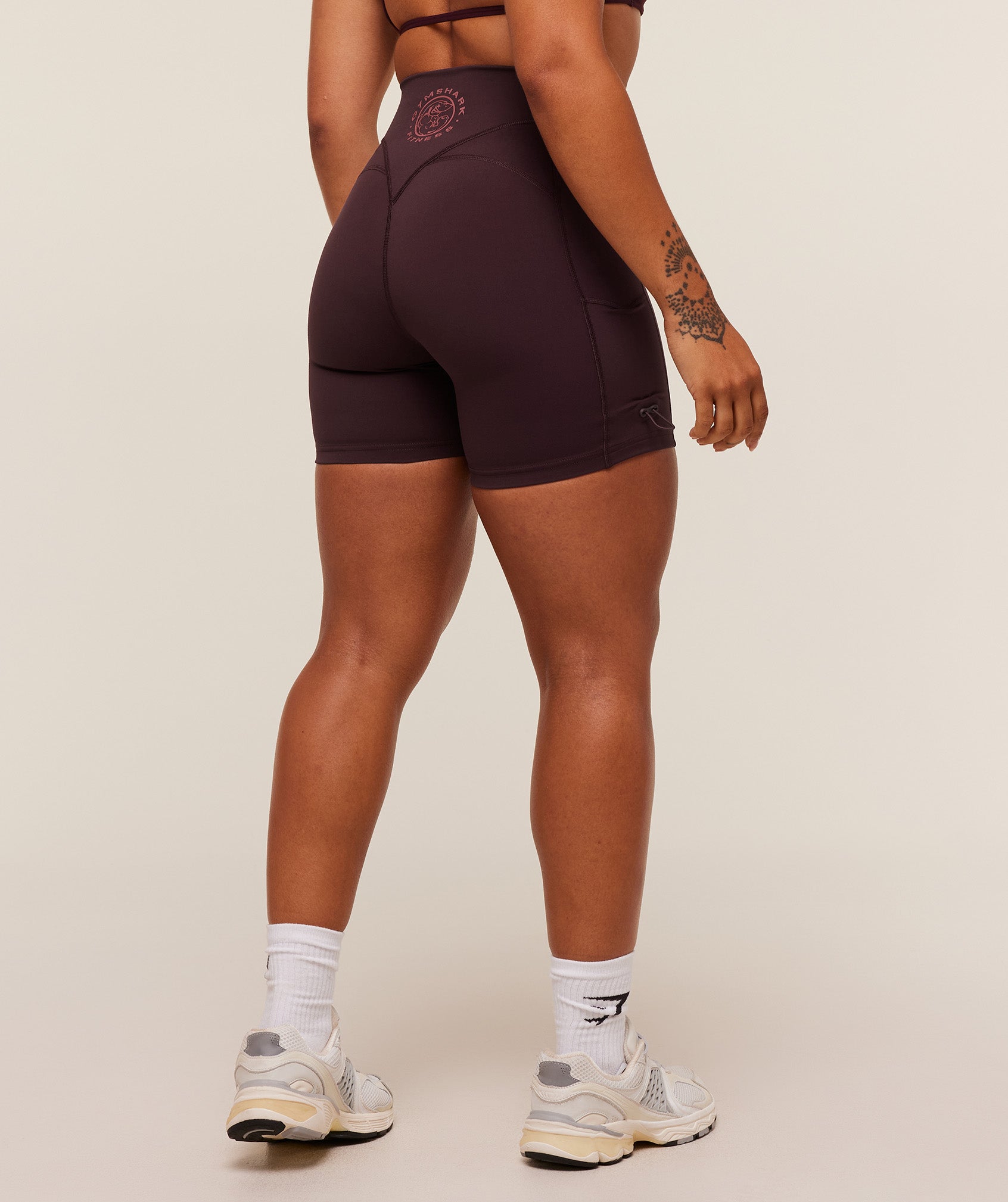 Legacy Logo Tight Shorts – Cherry Purple