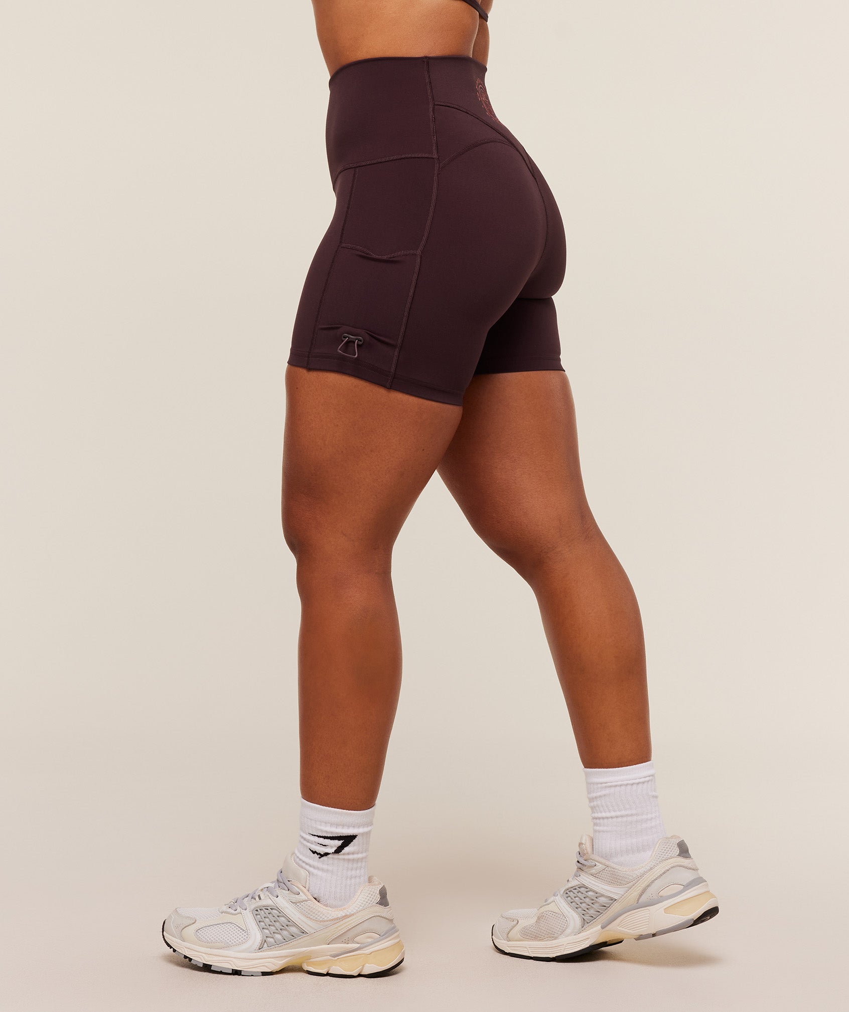 Legacy Logo Tight Shorts – Cherry Purple - Imagen 2