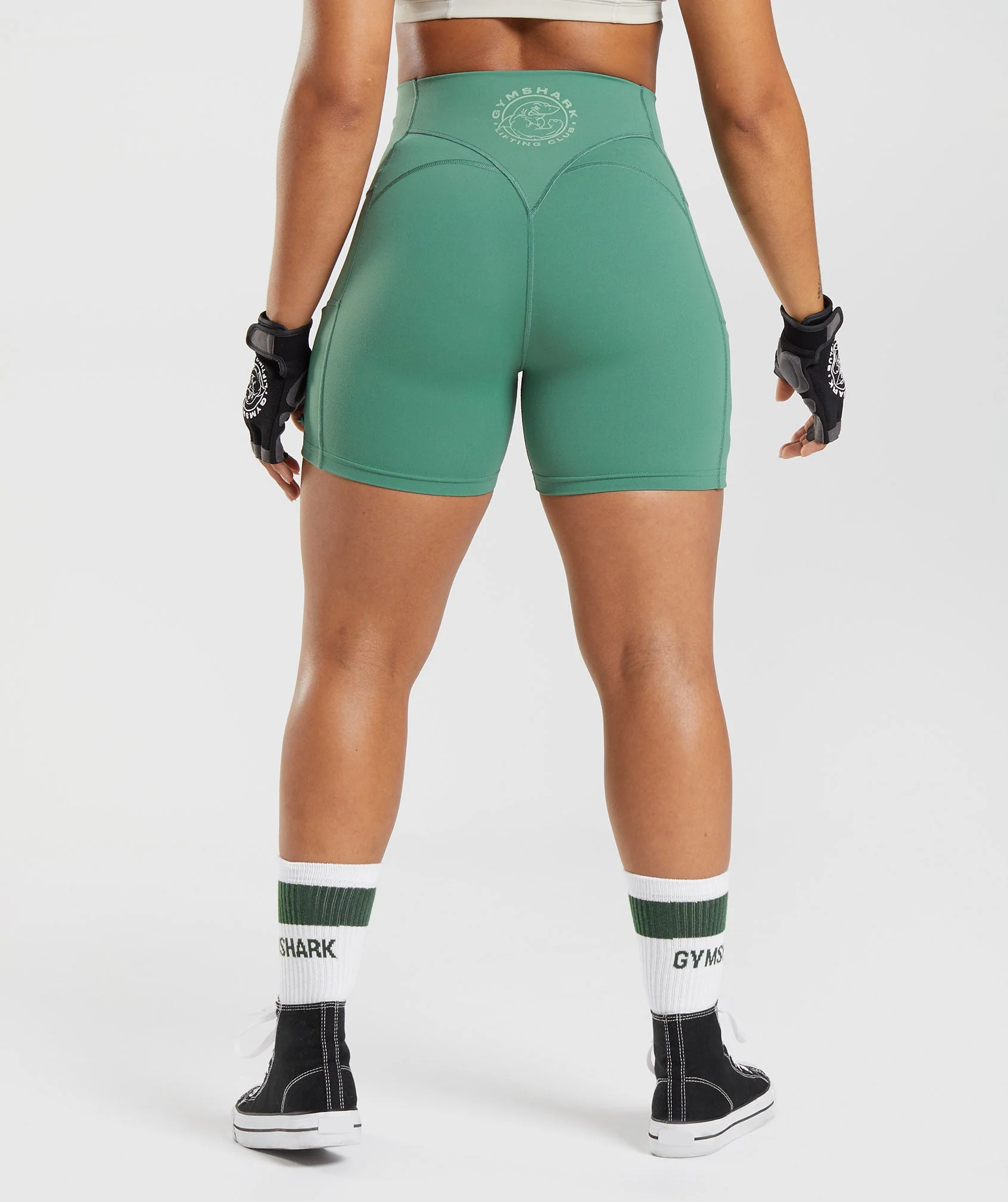 Legacy Ruched Tight Shorts – Hoya Green