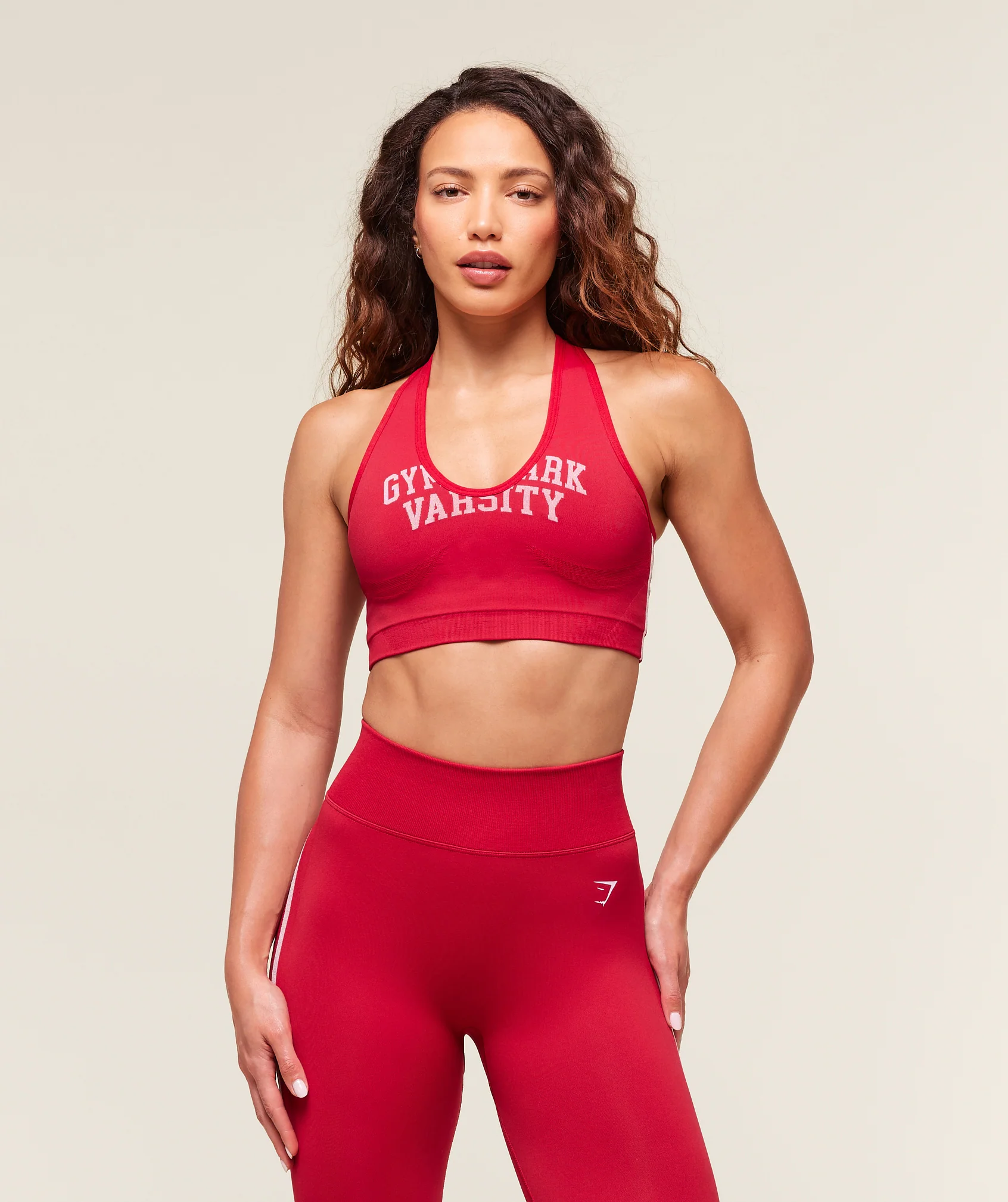 Lift Varsity Seamless Tank – Carmine Red