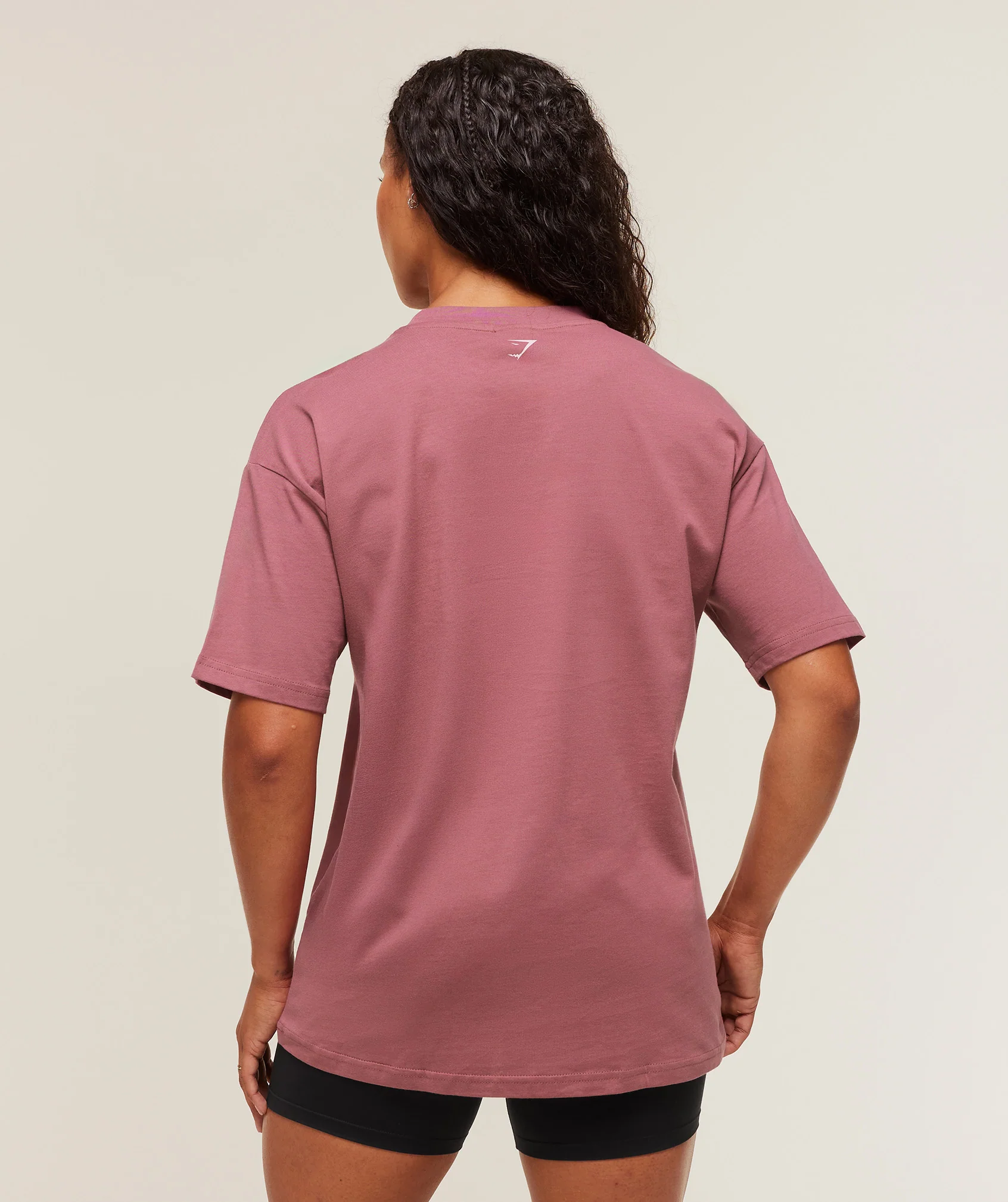 Lifting Club Graphic Oversized T-Shirt – Reset Pink