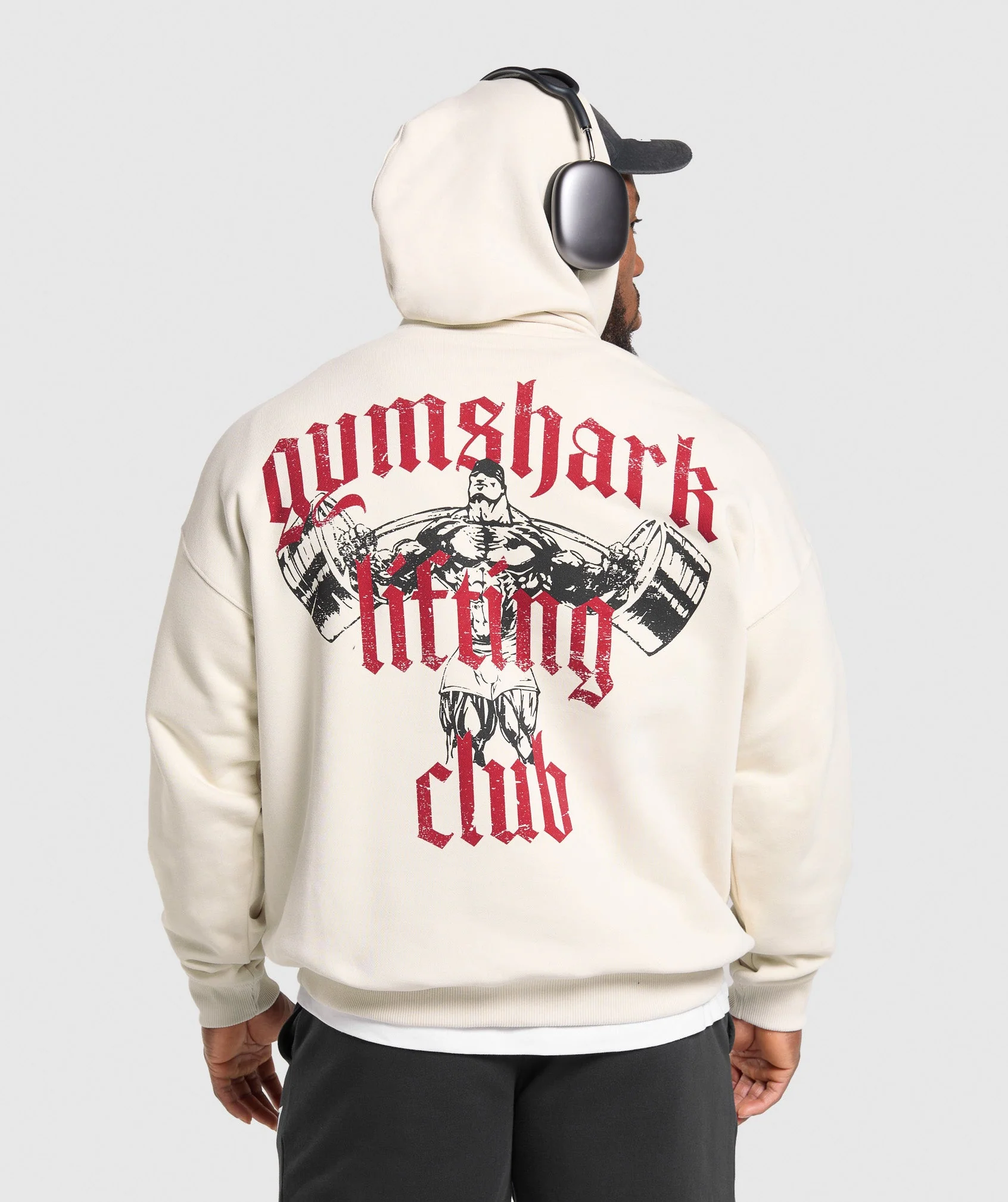 Lifting Club Hoodie – Oat White