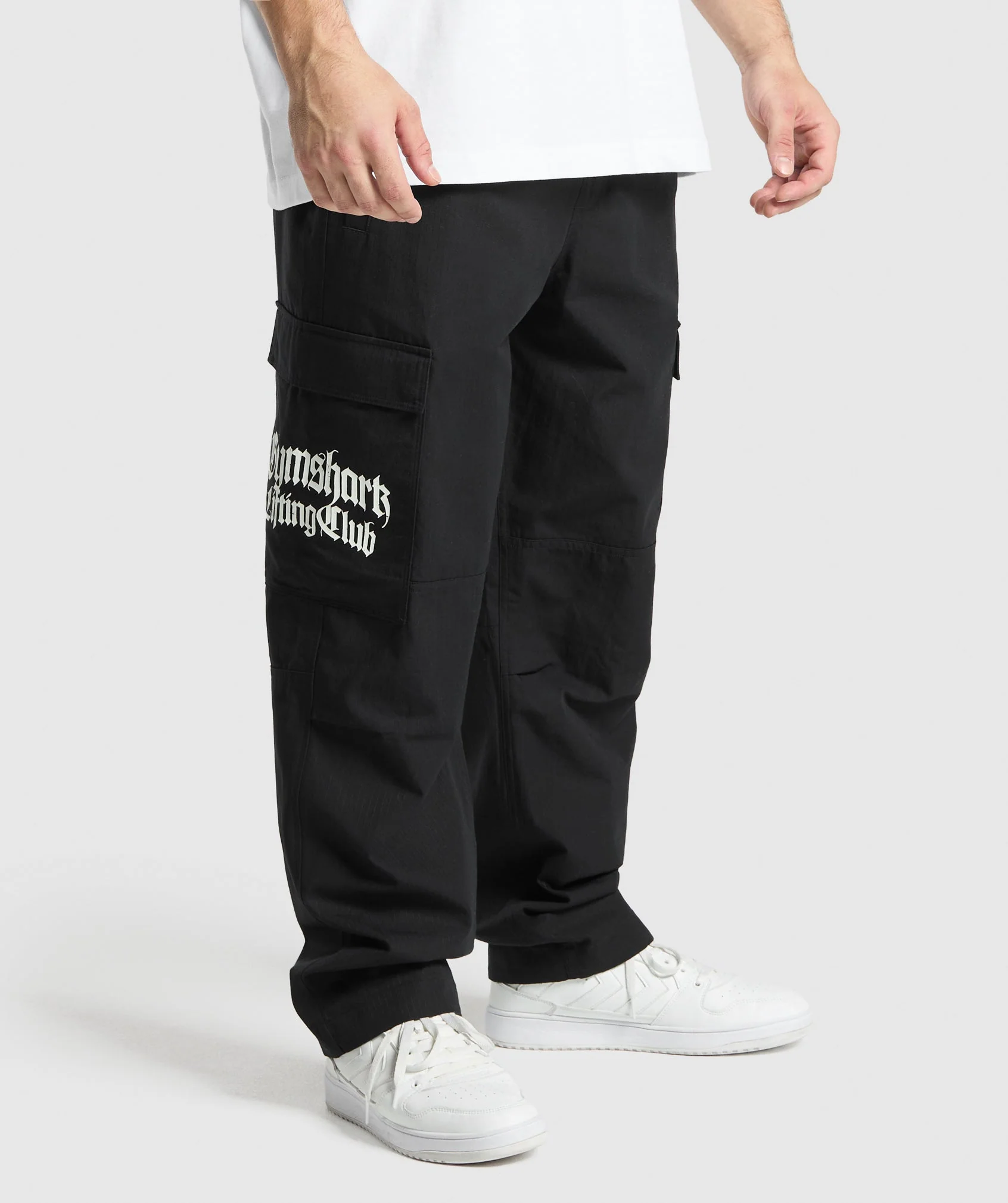 Lifting Club Ripstop Cargo – Black