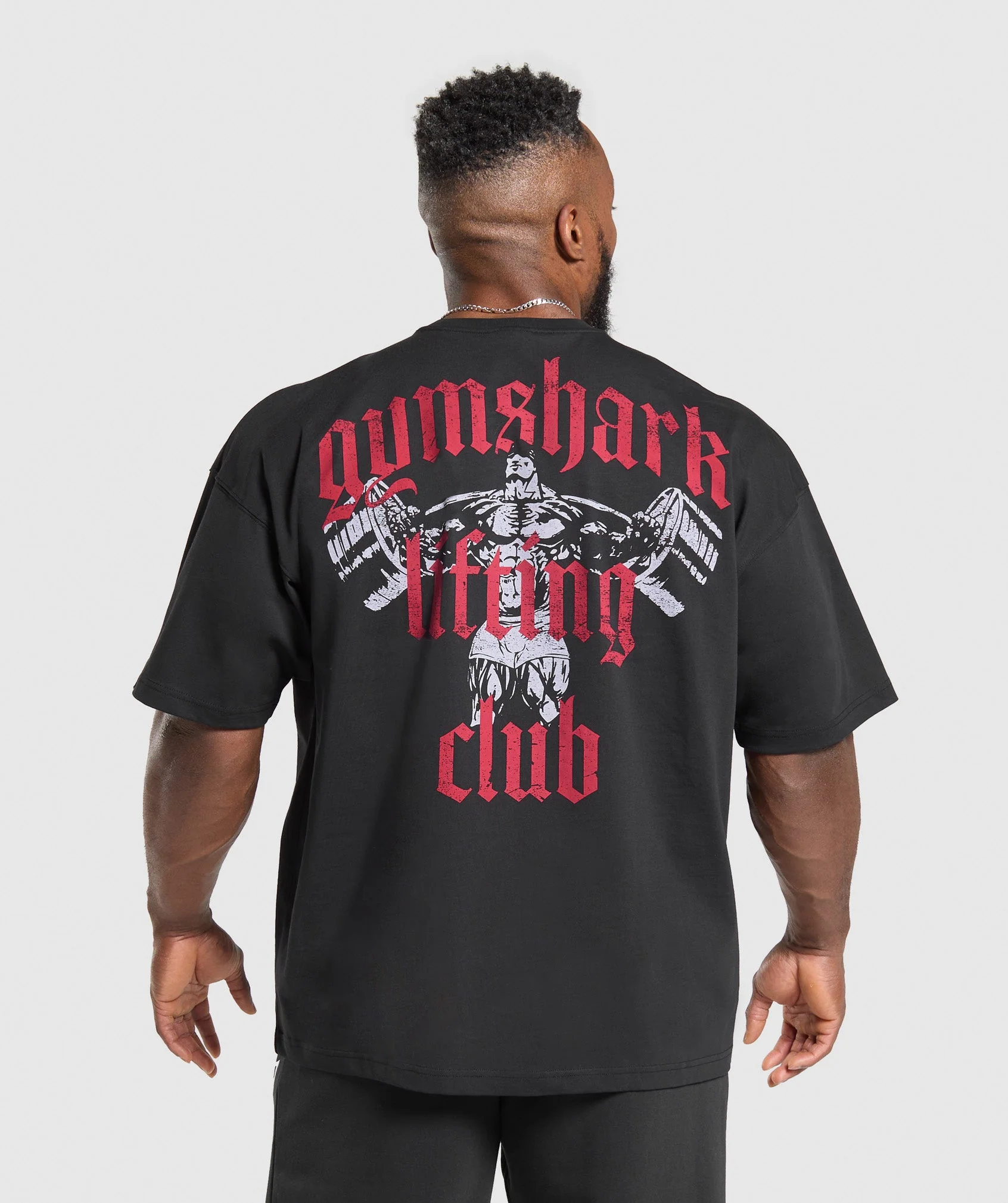 Lifting Club T-Shirt – Black/Conditioning Red