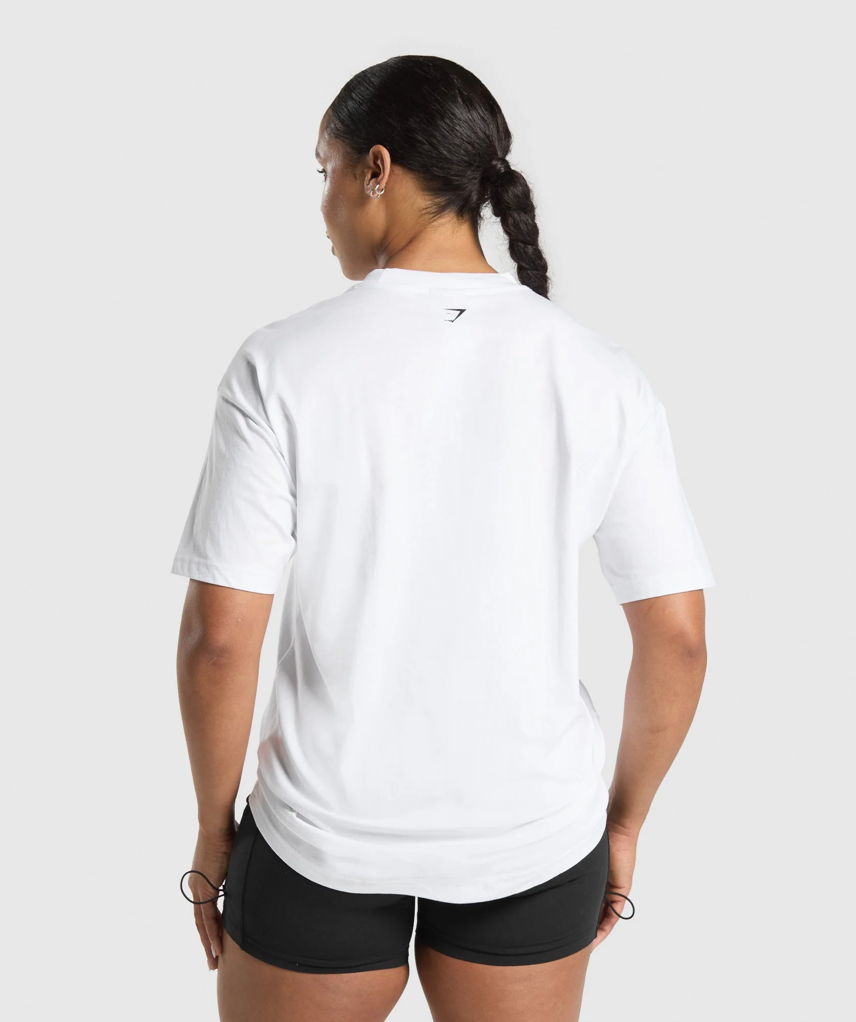 Lifting Essentials Graphic Oversized T-Shirt – White - Imagen 2