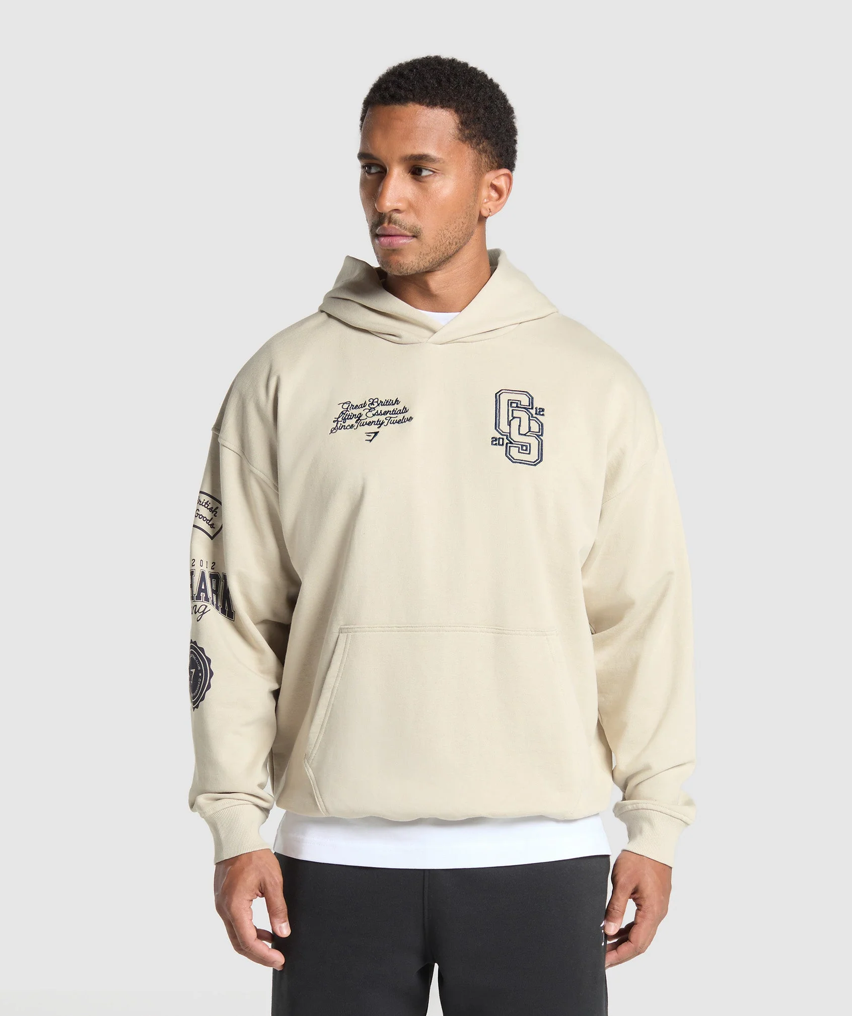 Lifting Essentials Hoodie – Pebble Grey