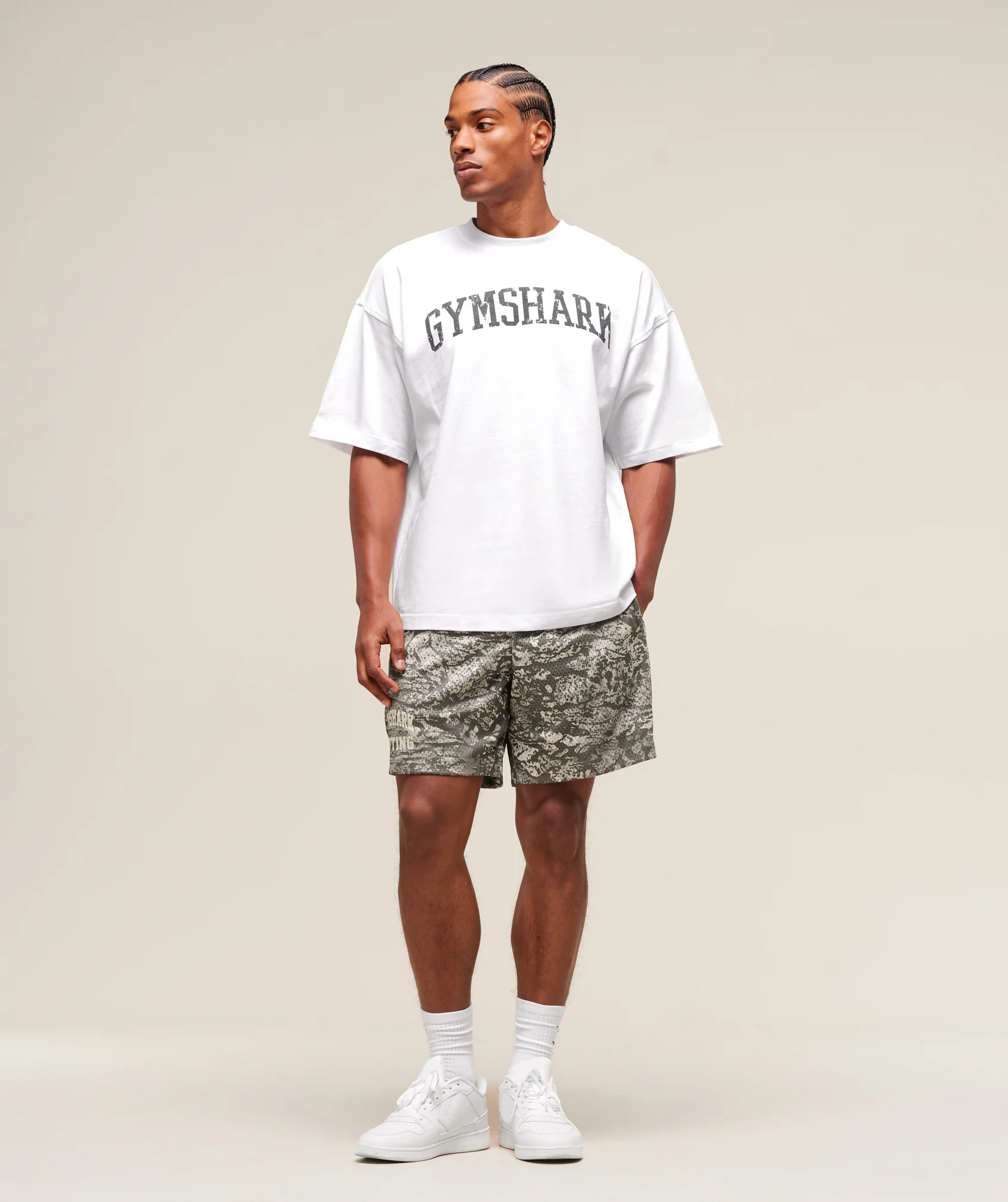 Lifting Mesh 5″ Shorts – Camo Brown - Imagen 2