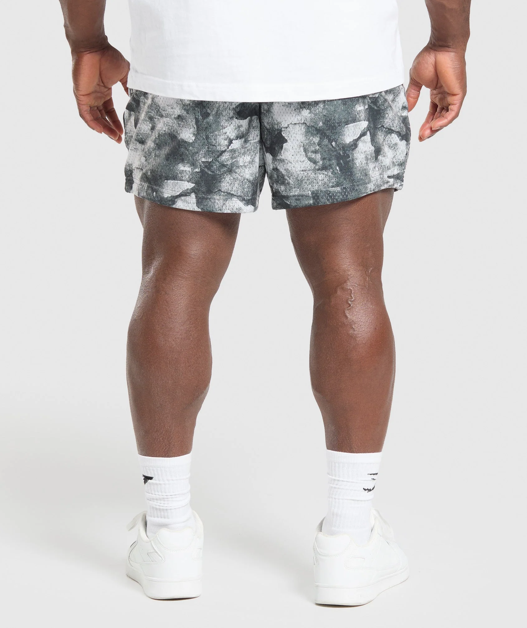 Lifting Mesh 5″ Shorts – Metal Grey