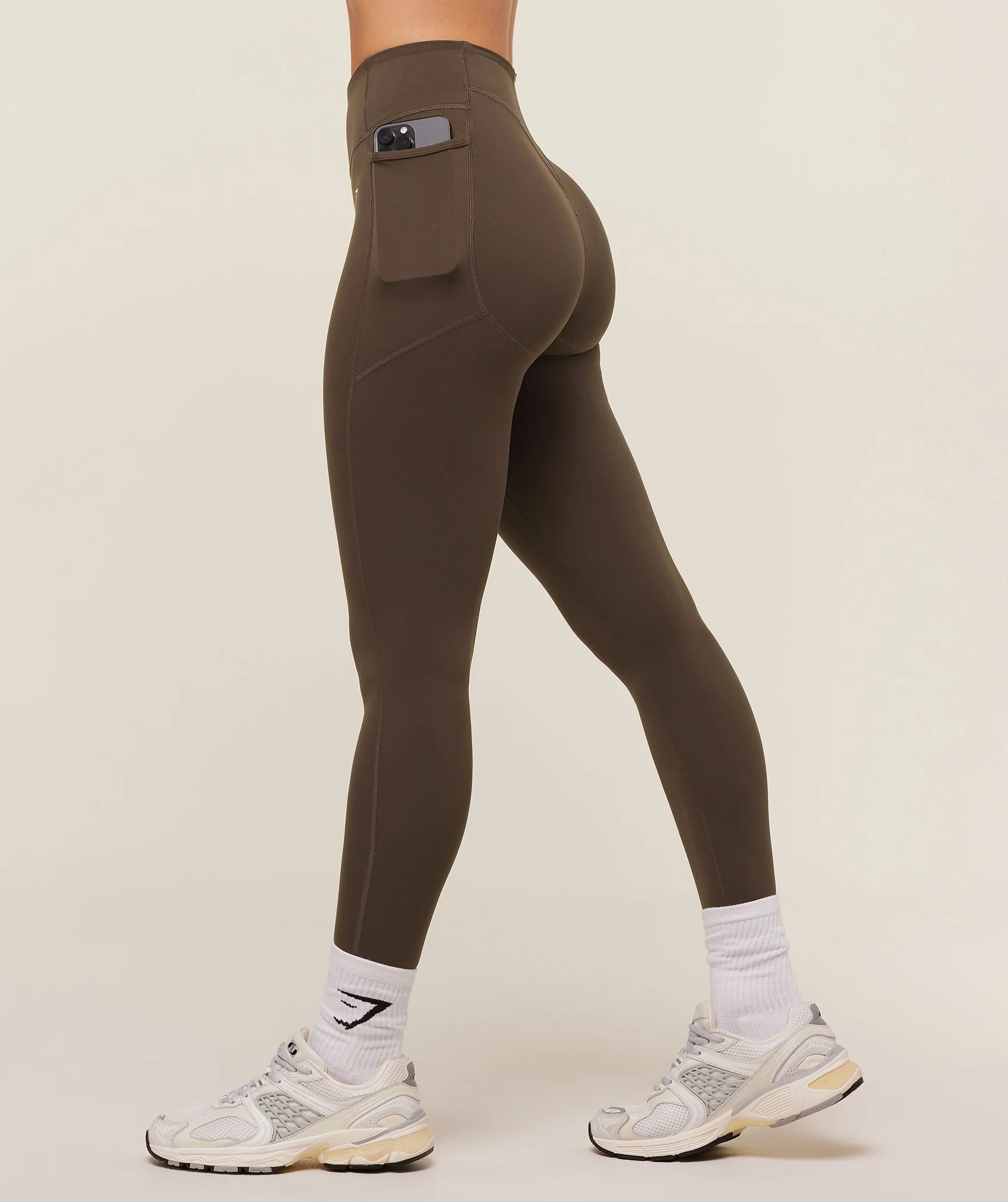 Lifting Pocket Leggings – Archive Brown - Imagen 2