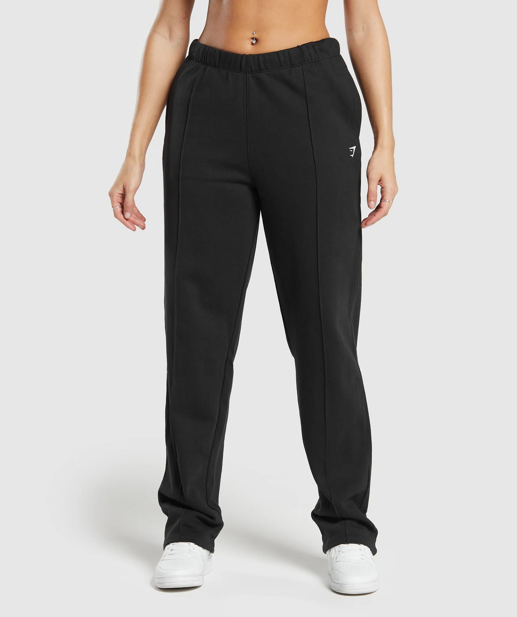 Lifting Straight Leg Joggers – Black
