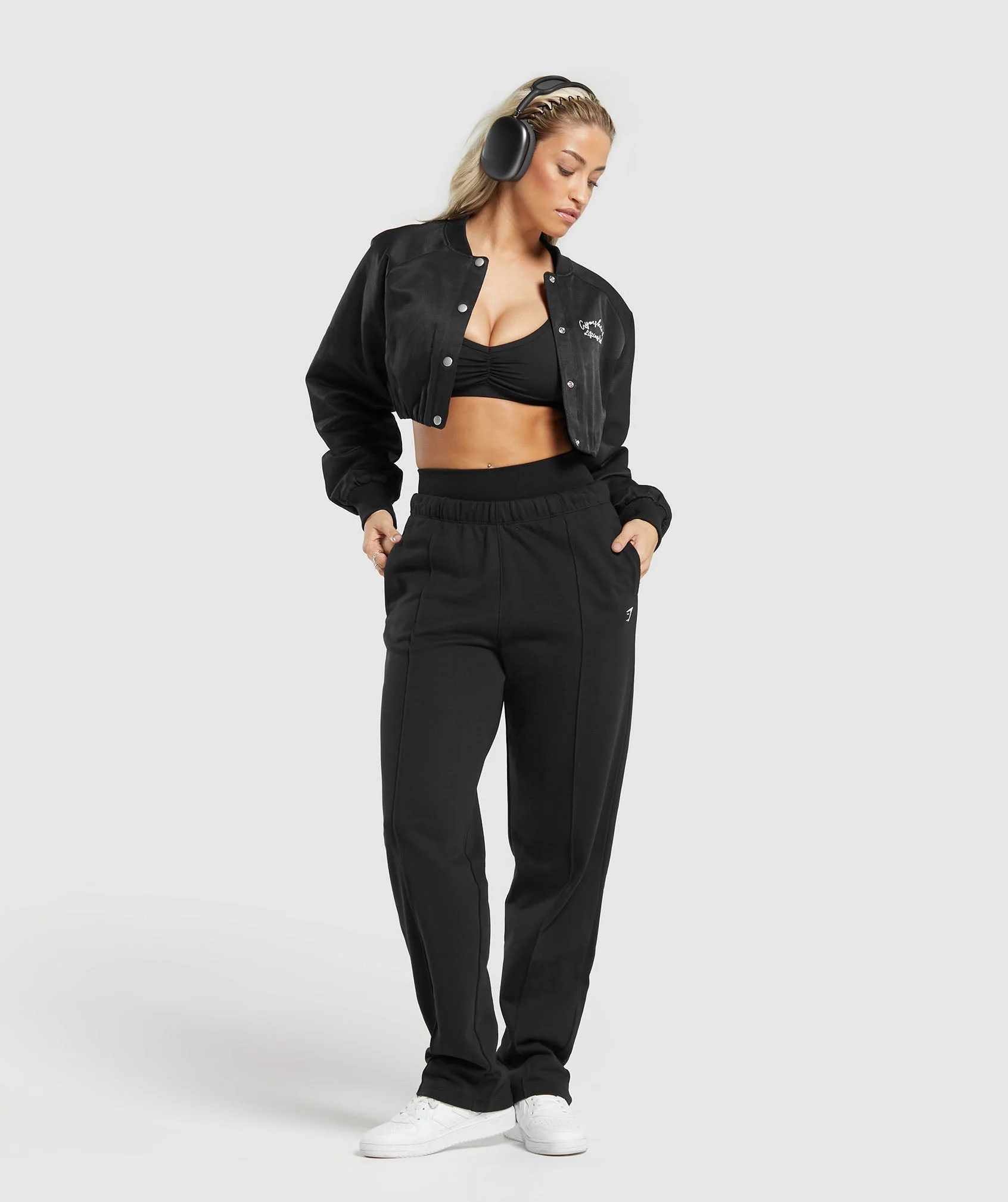 Lifting Straight Leg Joggers – Black - Imagen 2