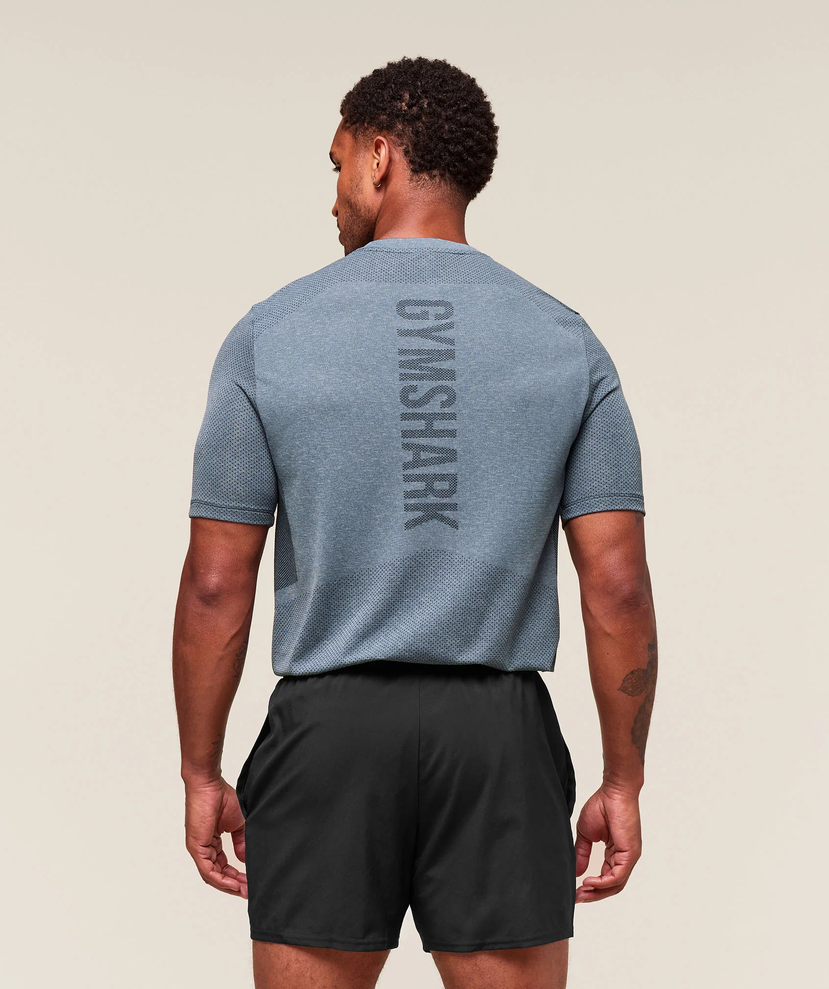 Lightweight Seamless T-Shirt – Classic Blue/Success Blue