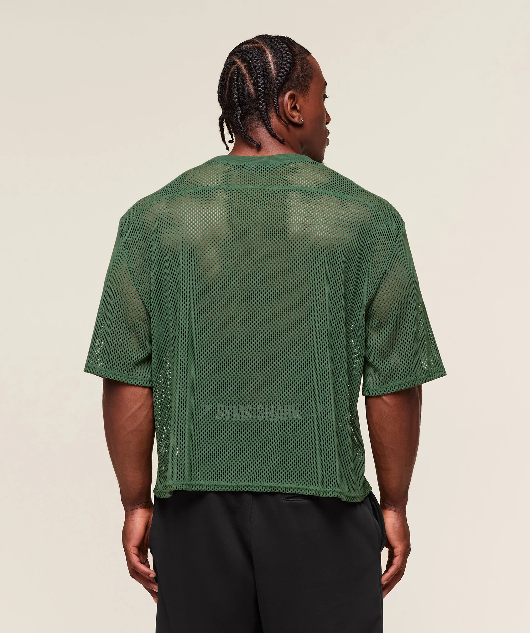 Mesh Oversized T-Shirt – Classic Green