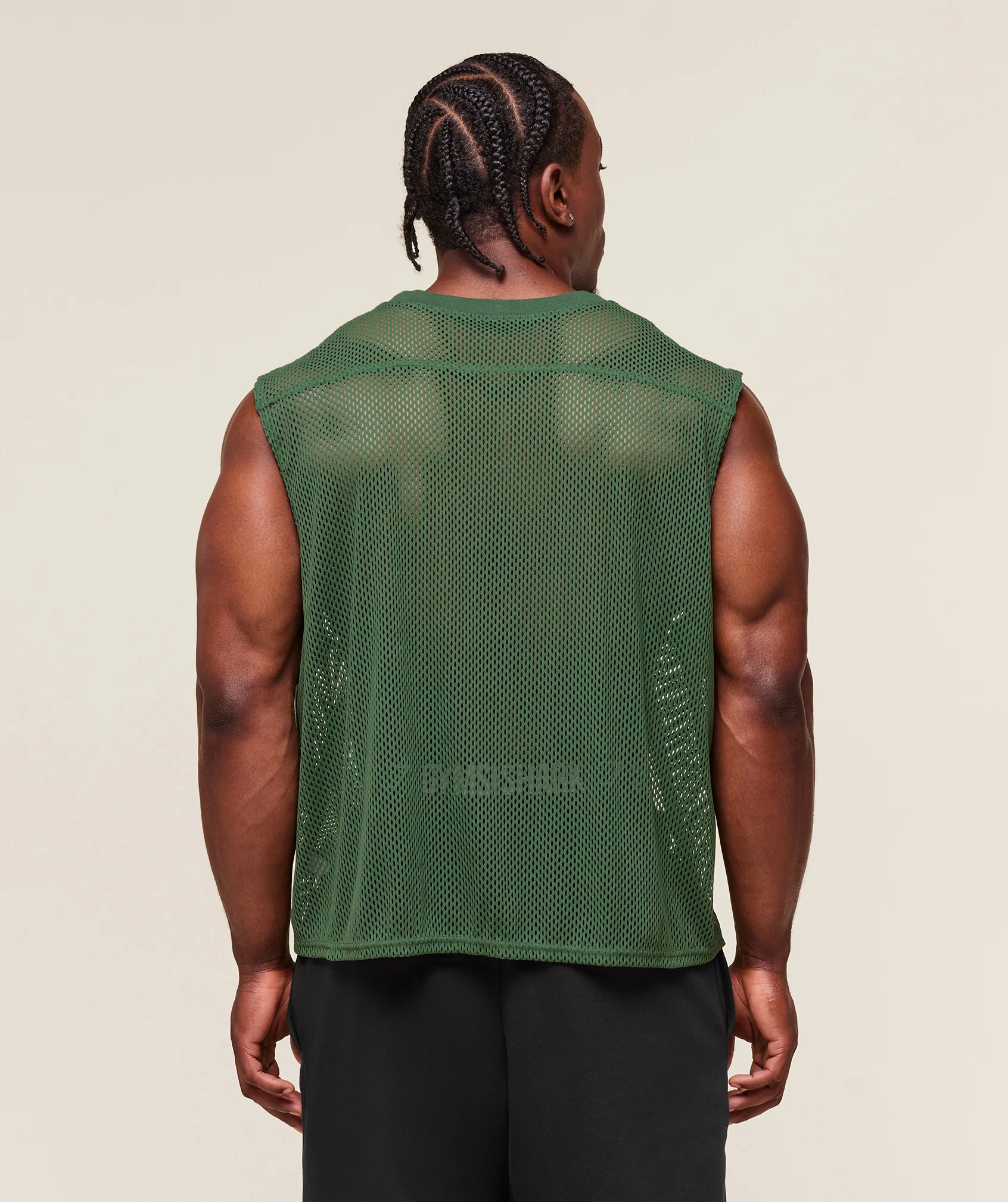 Mesh Oversized Tank – Classic Green
