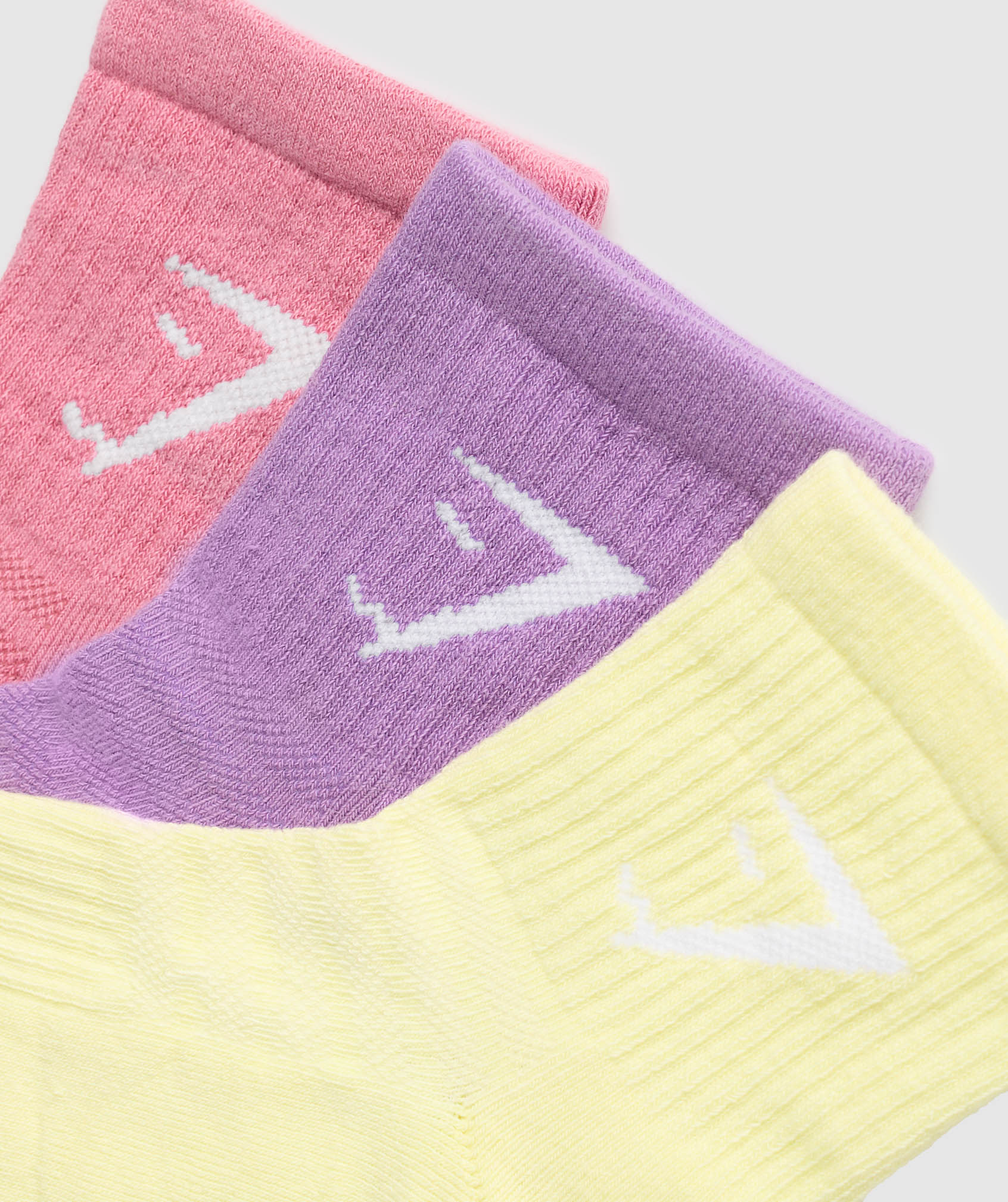 Midi 3pk Socks – Active Purple/Sunset Pink/Refresh Yellow