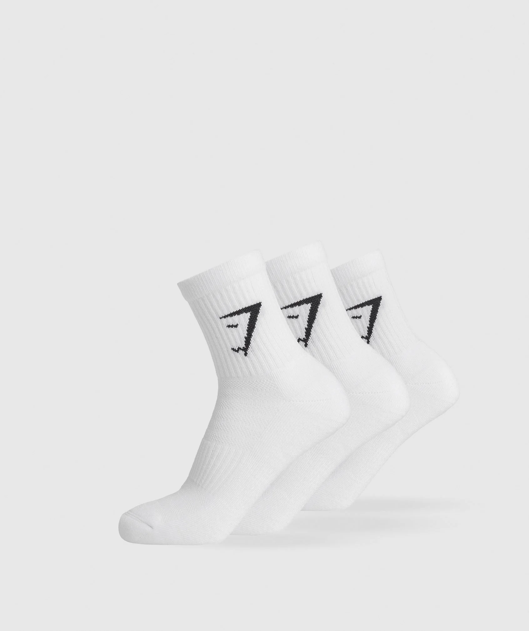 Midi 3pk Socks – White