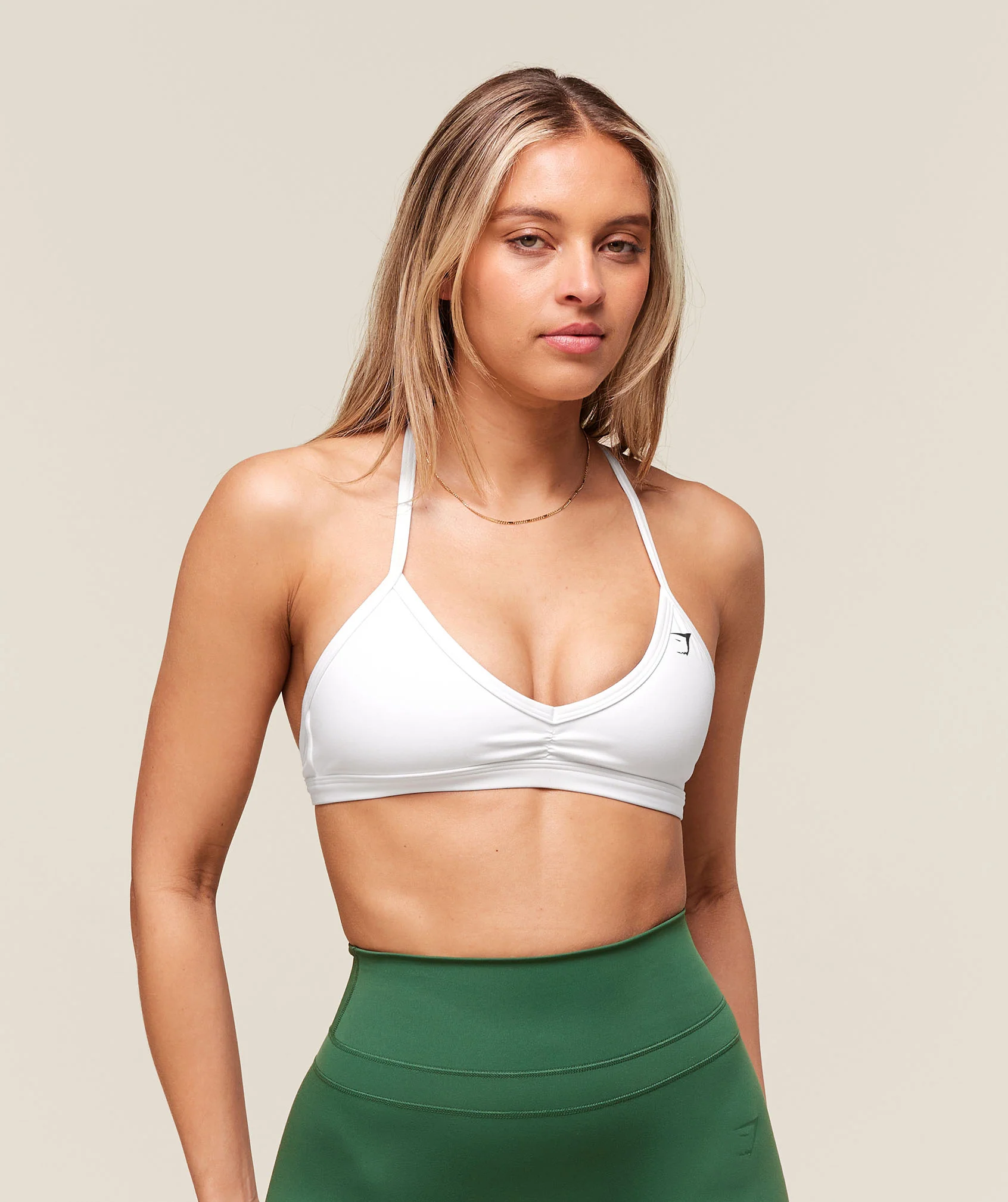 Minimal Sports Bra – White